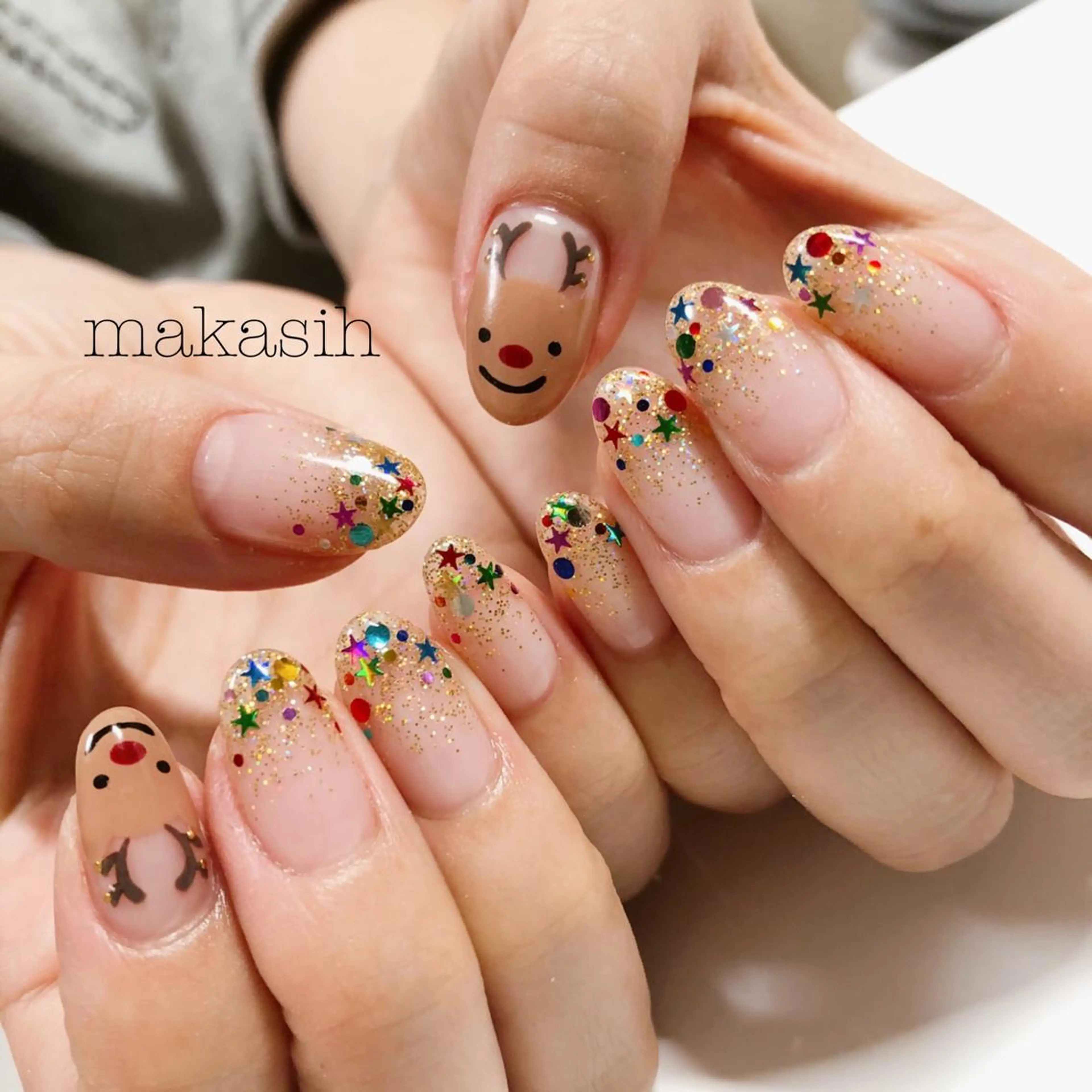 ネイル 冬ネイル クリスマス 濱田 美菜子のエステ・リラクイメージ