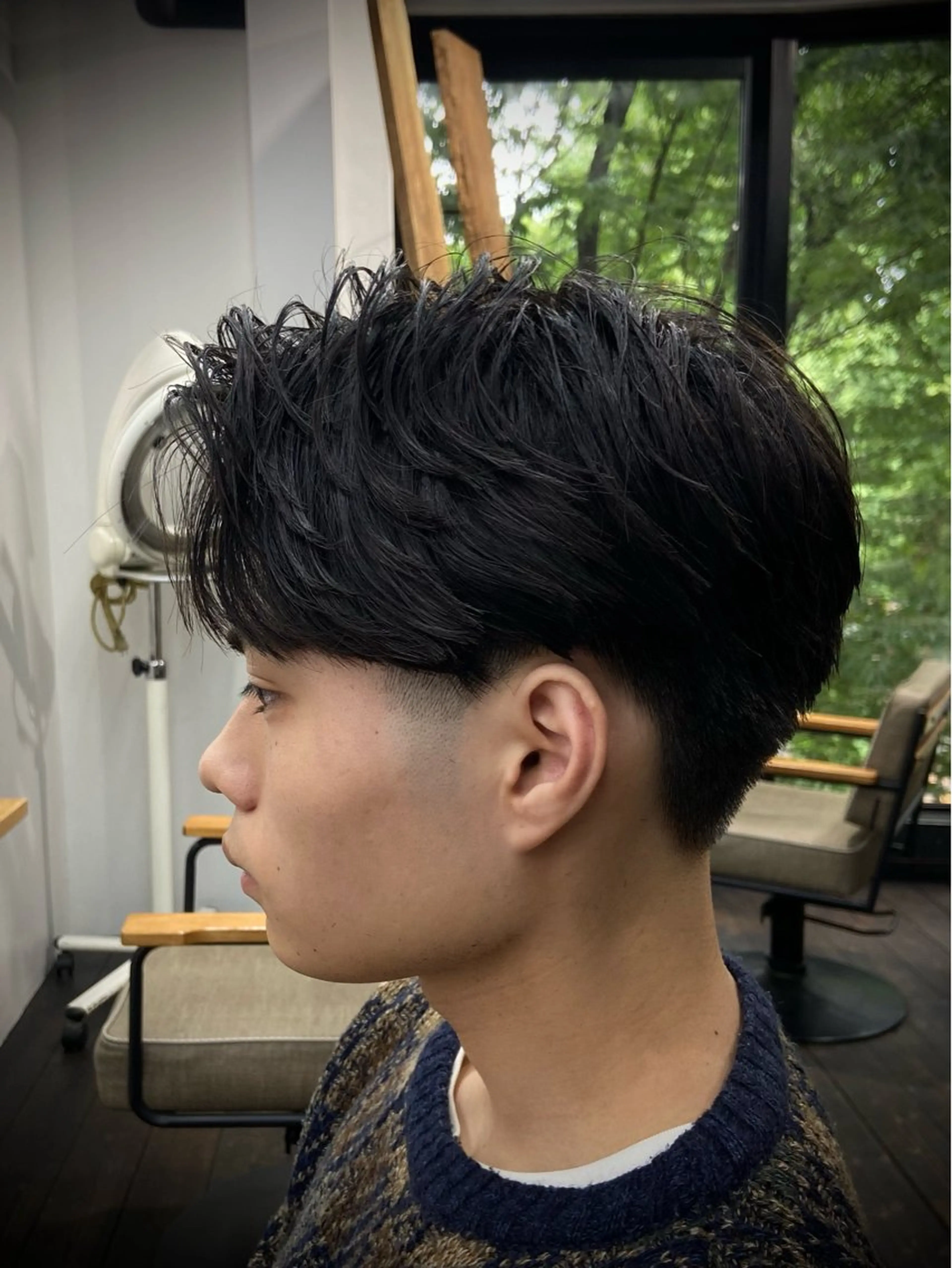 ショート メンズ カット 柄﨑 比呂/ancielのヘアスタイル