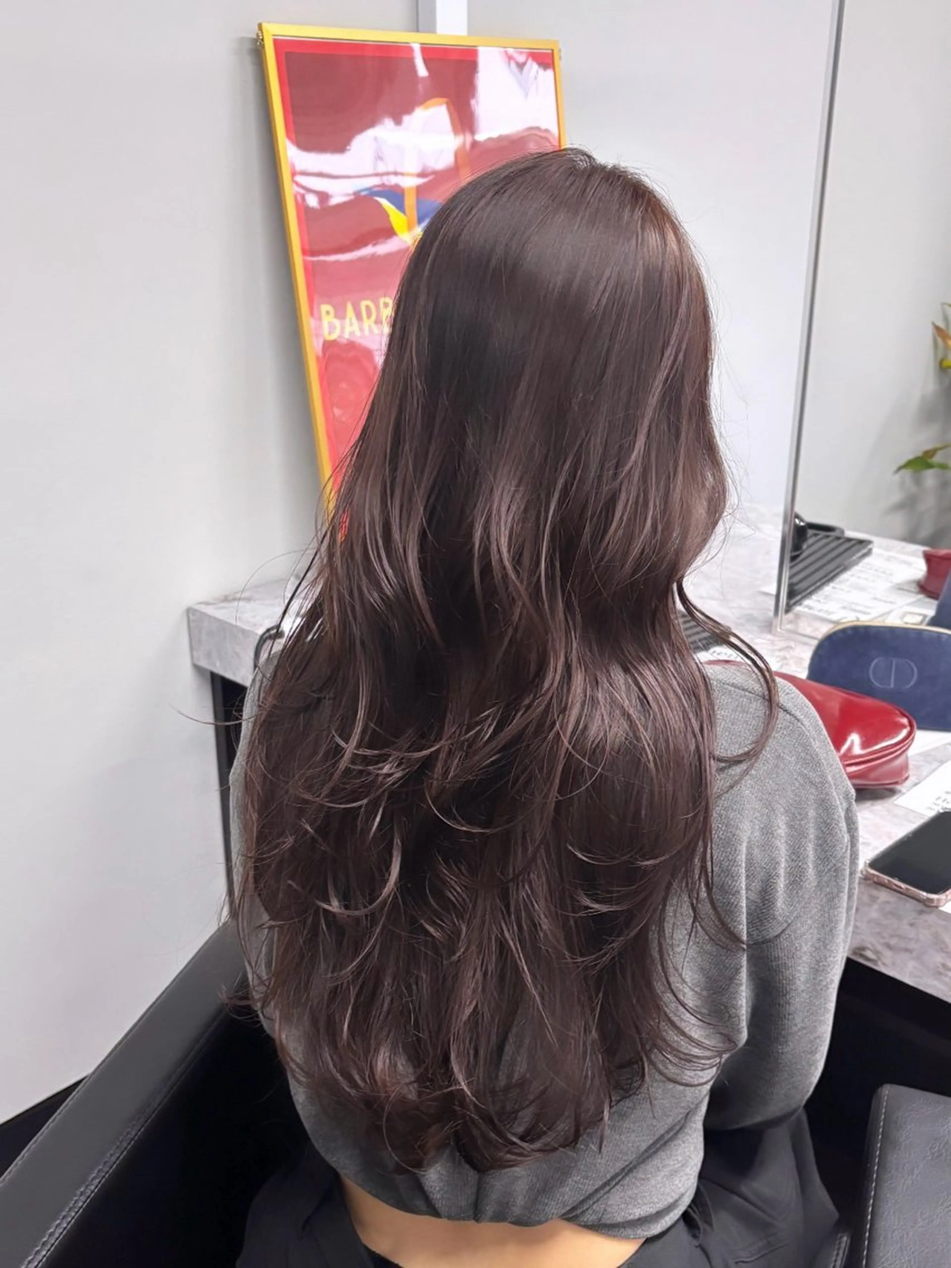 ロング カット ヘアカラー トリートメント 韓国ヘア/レイヤー 🇰🇷/艶髪/長橋のヘアスタイル