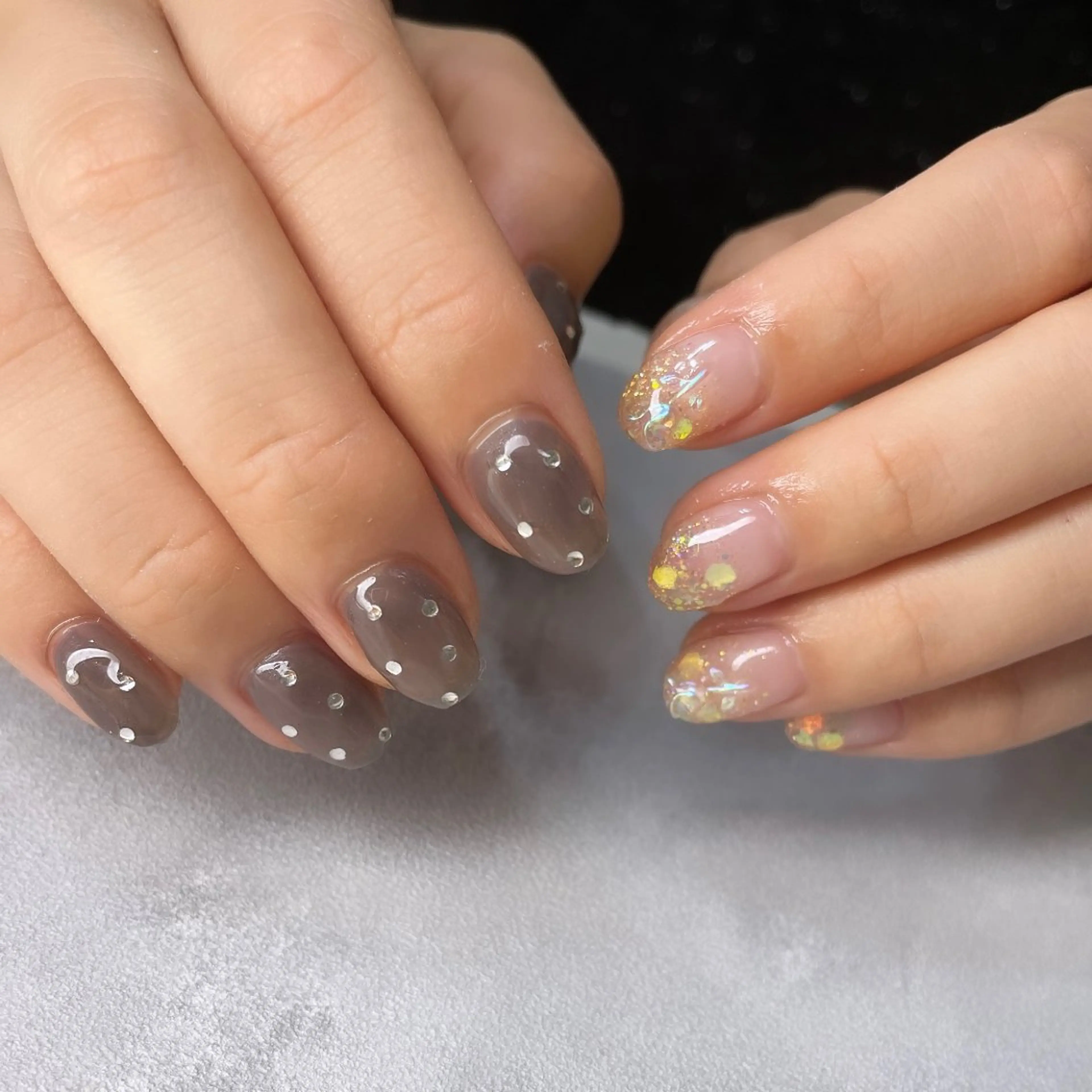 ネイル ニュアンス🌿‬ Aivy./アイビーのネイルデザイン