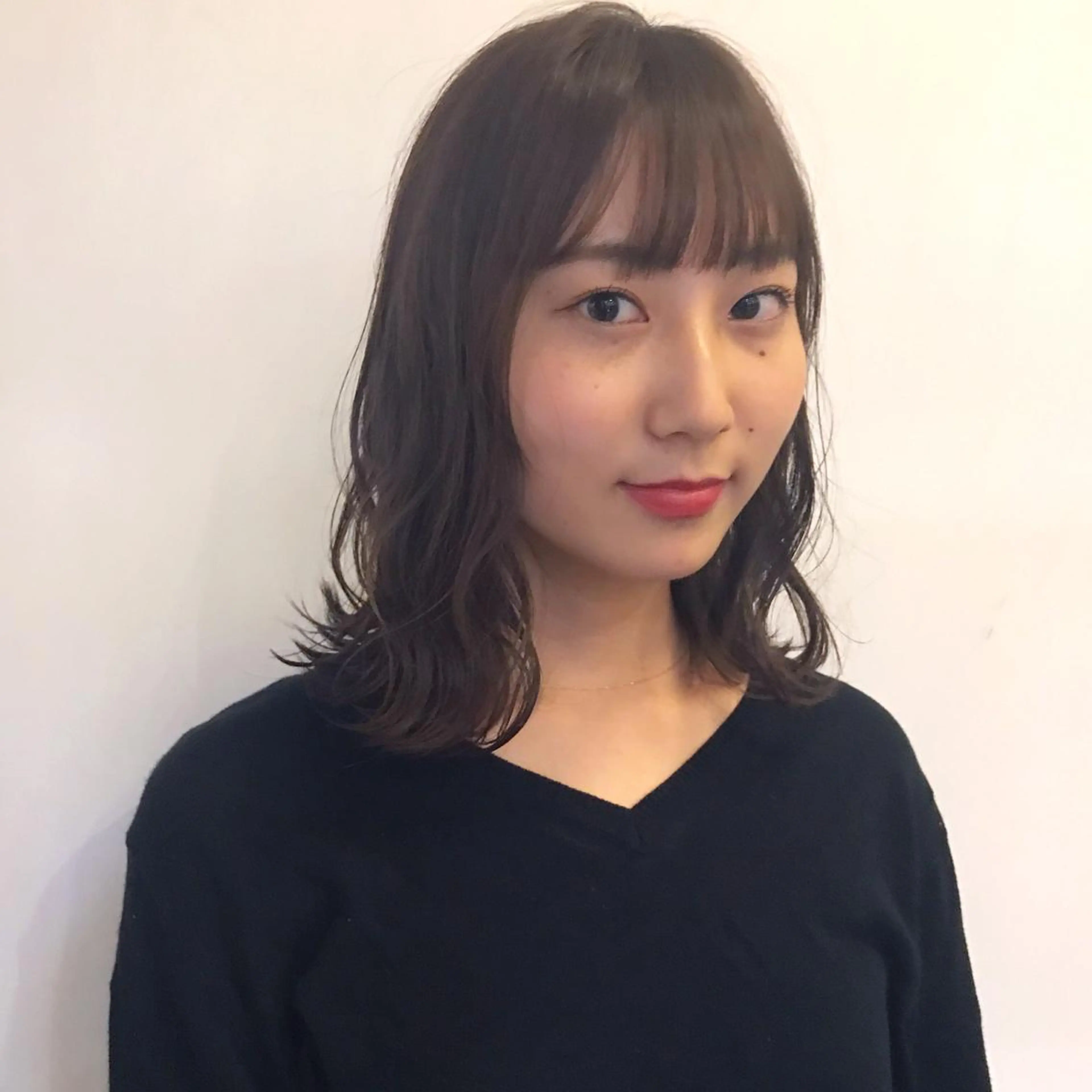 ミディアム カラー 日々所属・谷 大地のヘアスタイル