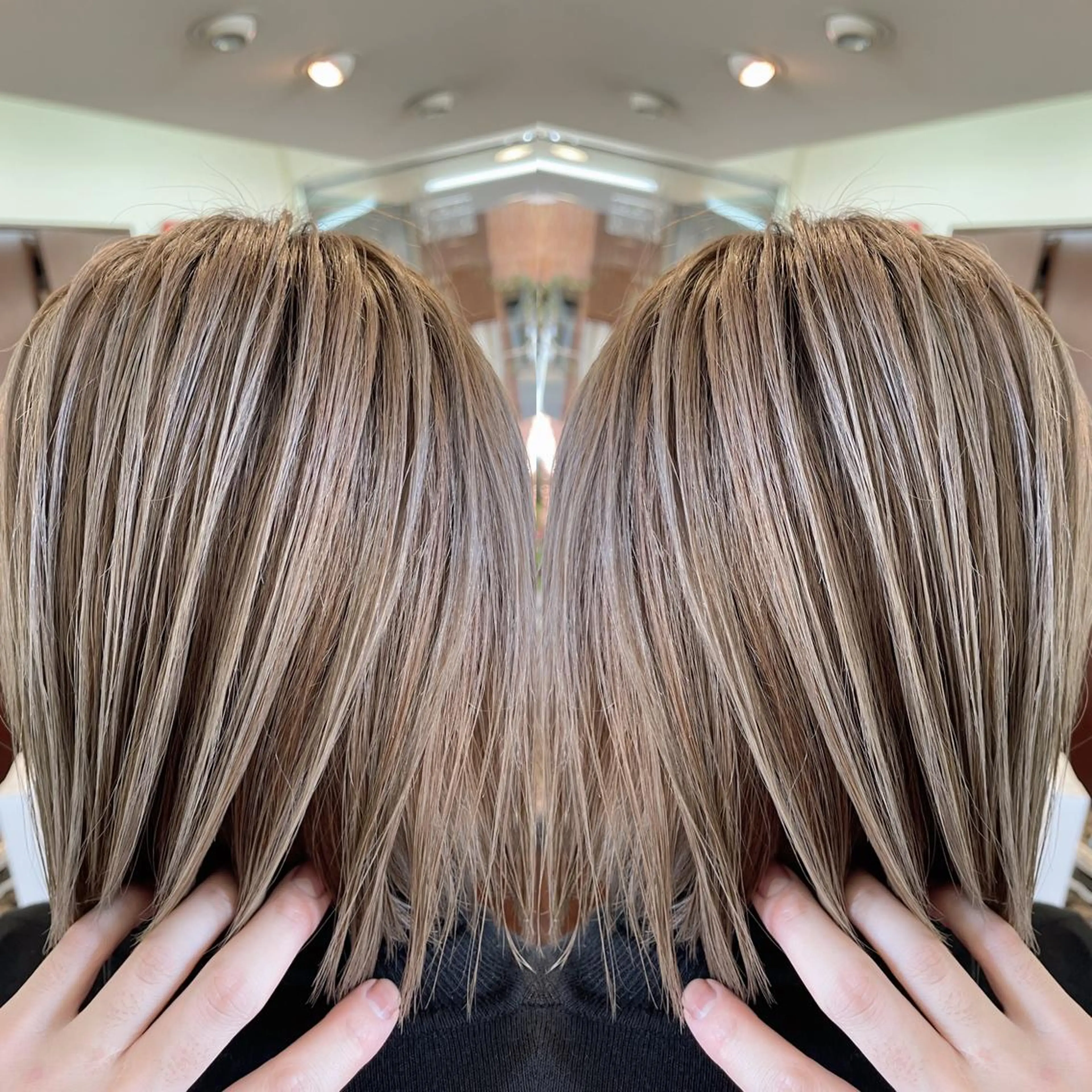 ショート カラー ハイトーンカラー ボブ peakshair所属・髪質改善/メンズパ ーマ𝒀𝑼𝑻𝑶のヘアスタイル