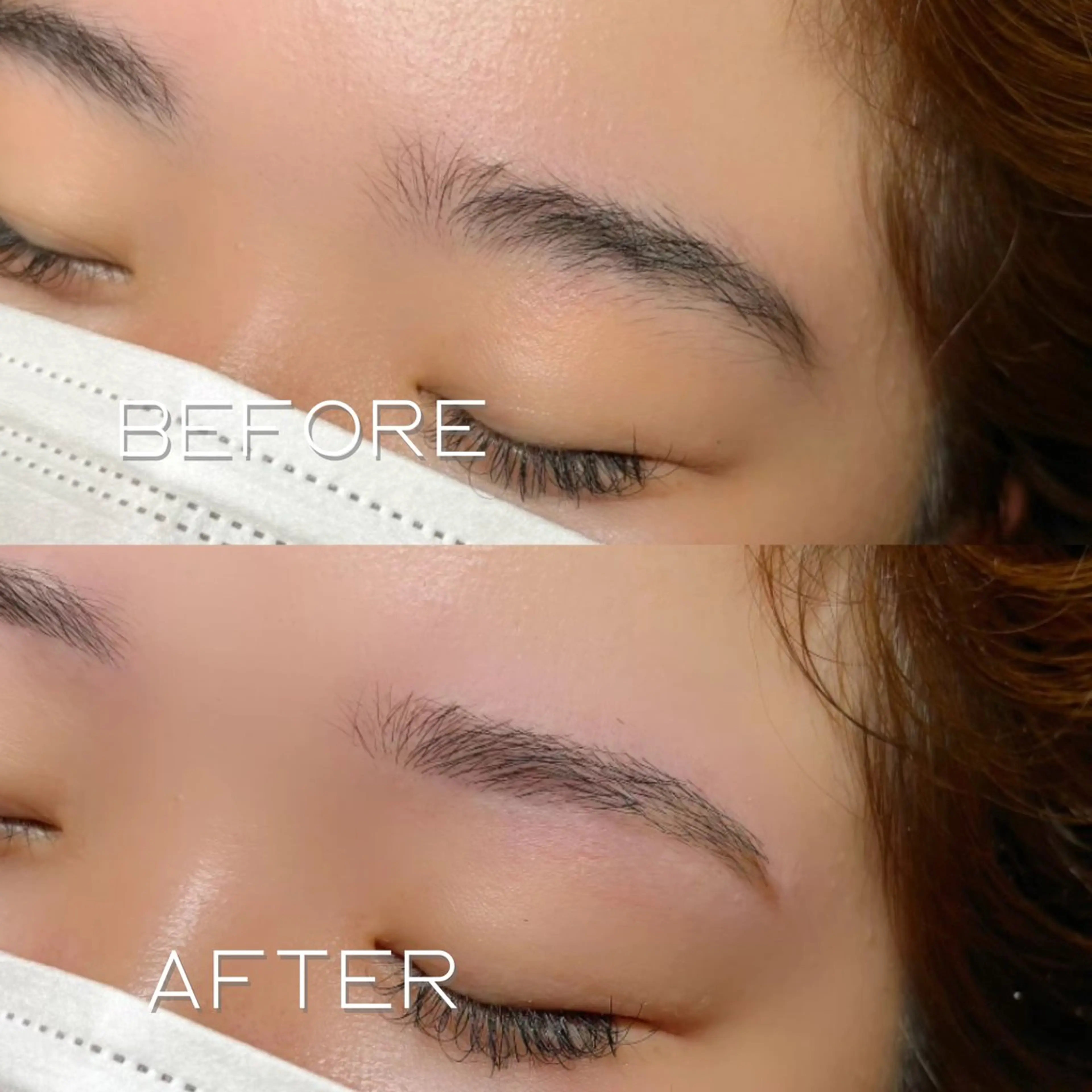 【🎉超お得 】眉毛パーマ ＆ WAX（メイク込み）の写真