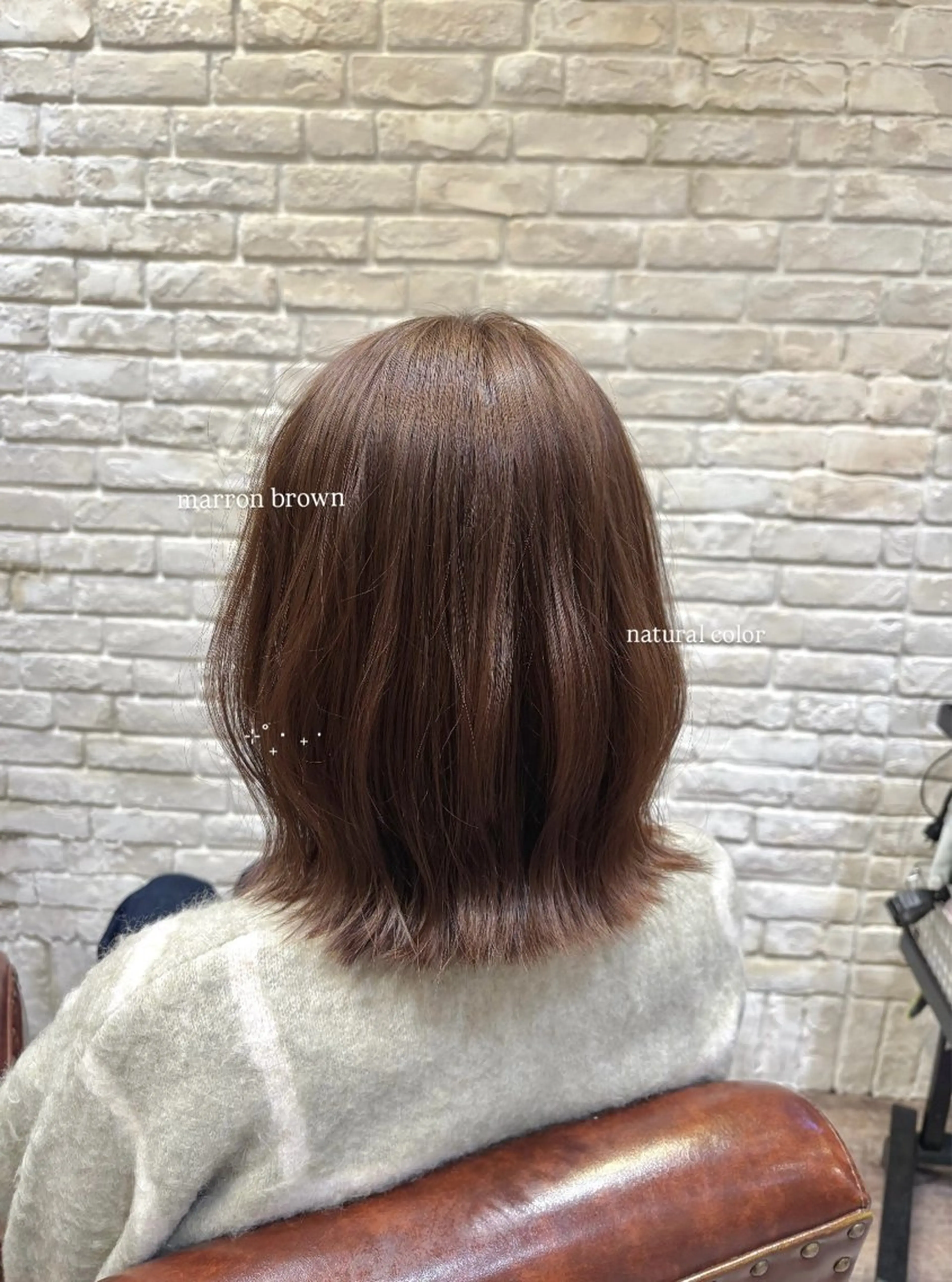 ミディアム カット ヘアカラー elto所属・ひ な た⌇ elto 四条烏丸のヘアスタイル