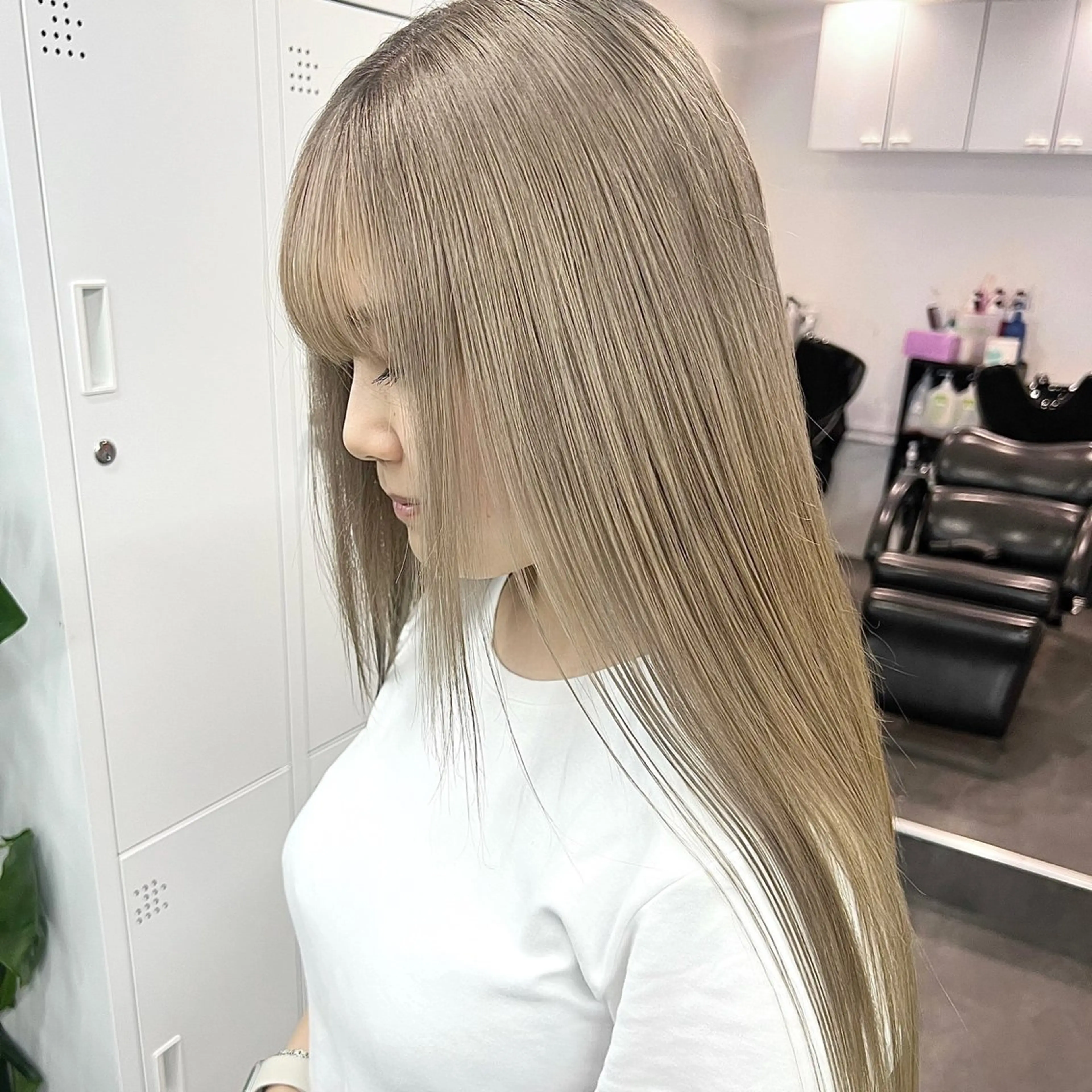 ロング ヘアカラー トリートメント 梅田/韓国ヘア/ エクステ🤖ヒナのヘアスタイル