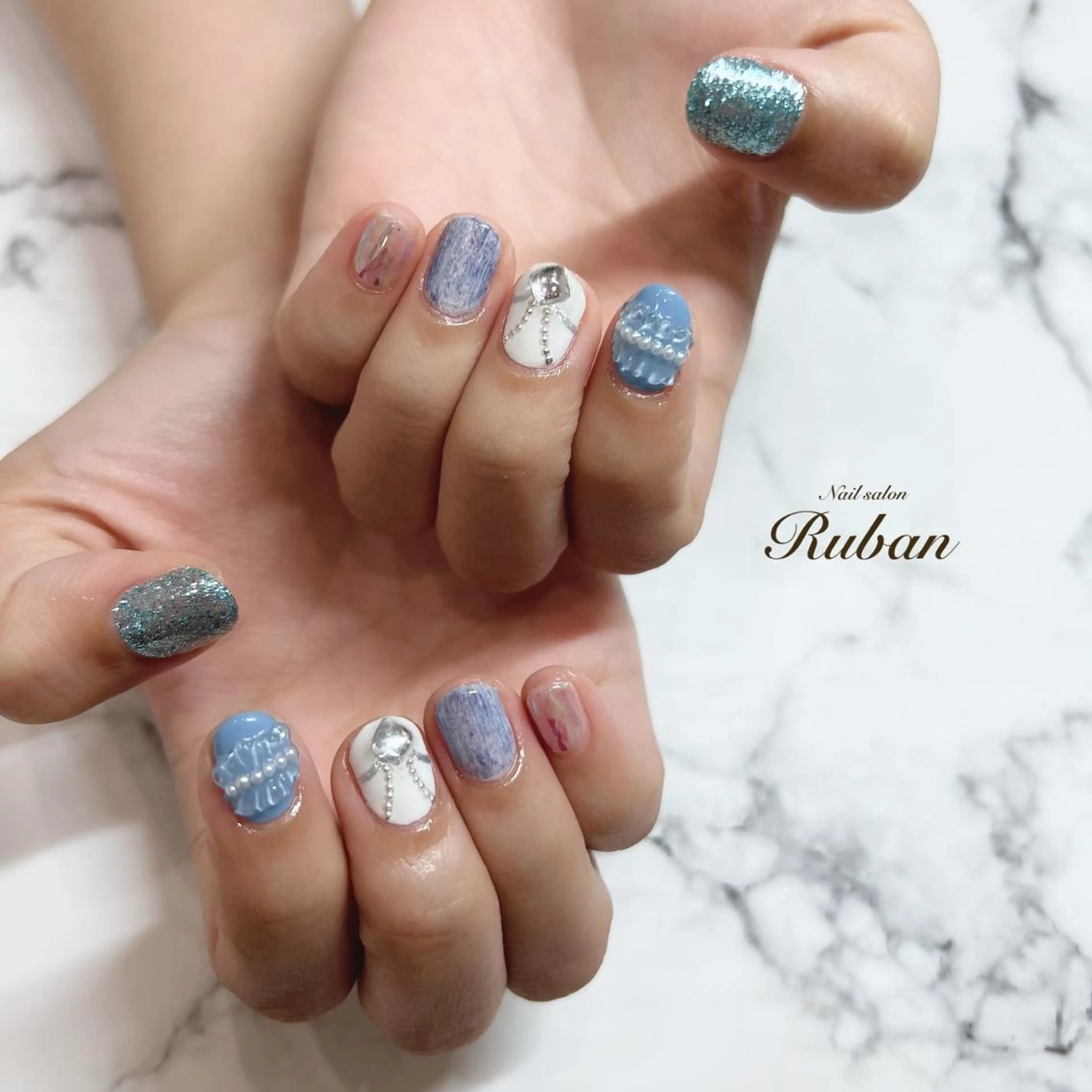 人気⭐︎持ち込みアート⭐︎付替オフあり☆ケア込み　アートし放題の写真