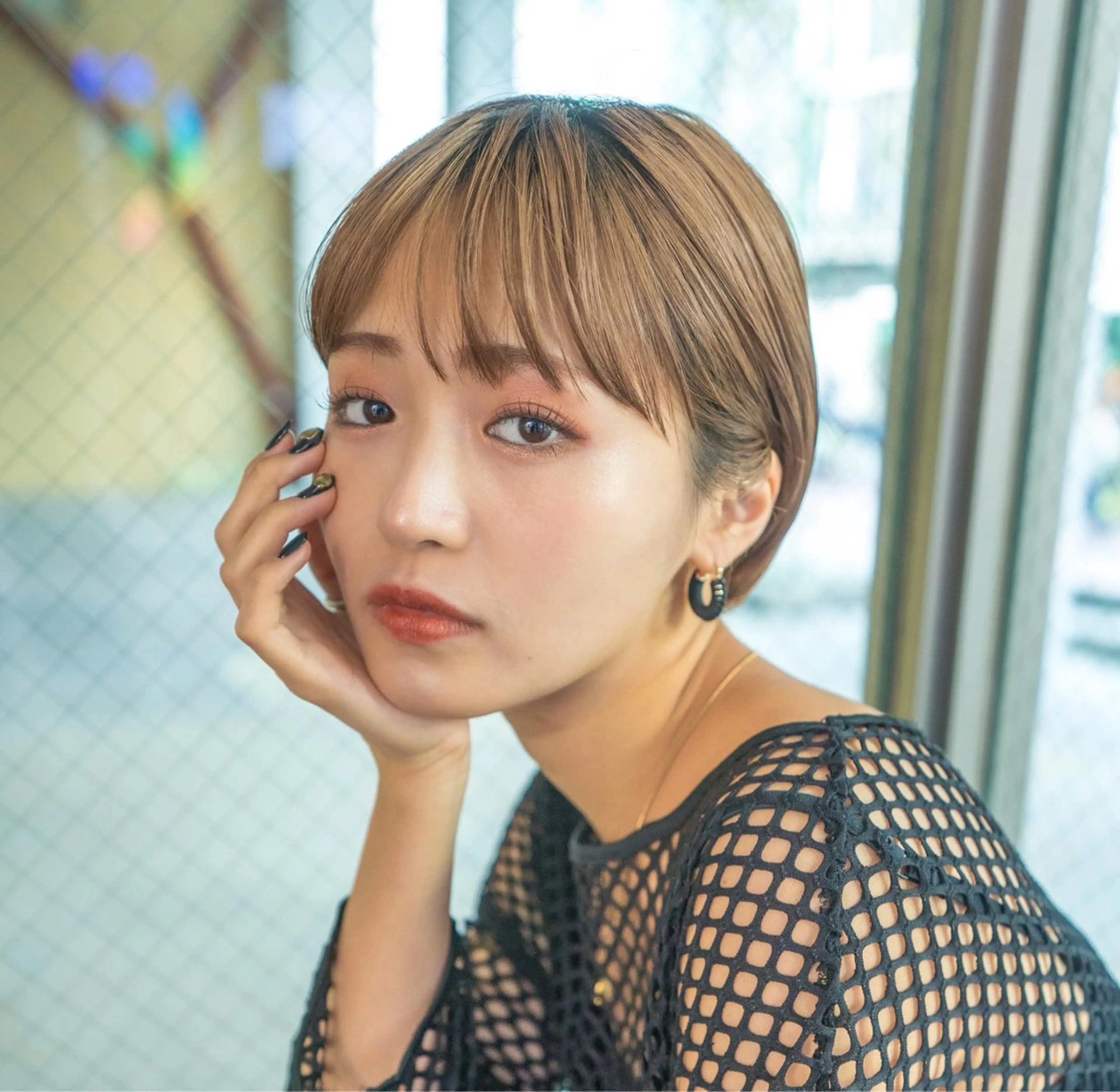 ショート ショートヘア シャドウパーマ/ 波巻パーマYu-Kiのヘアスタイル