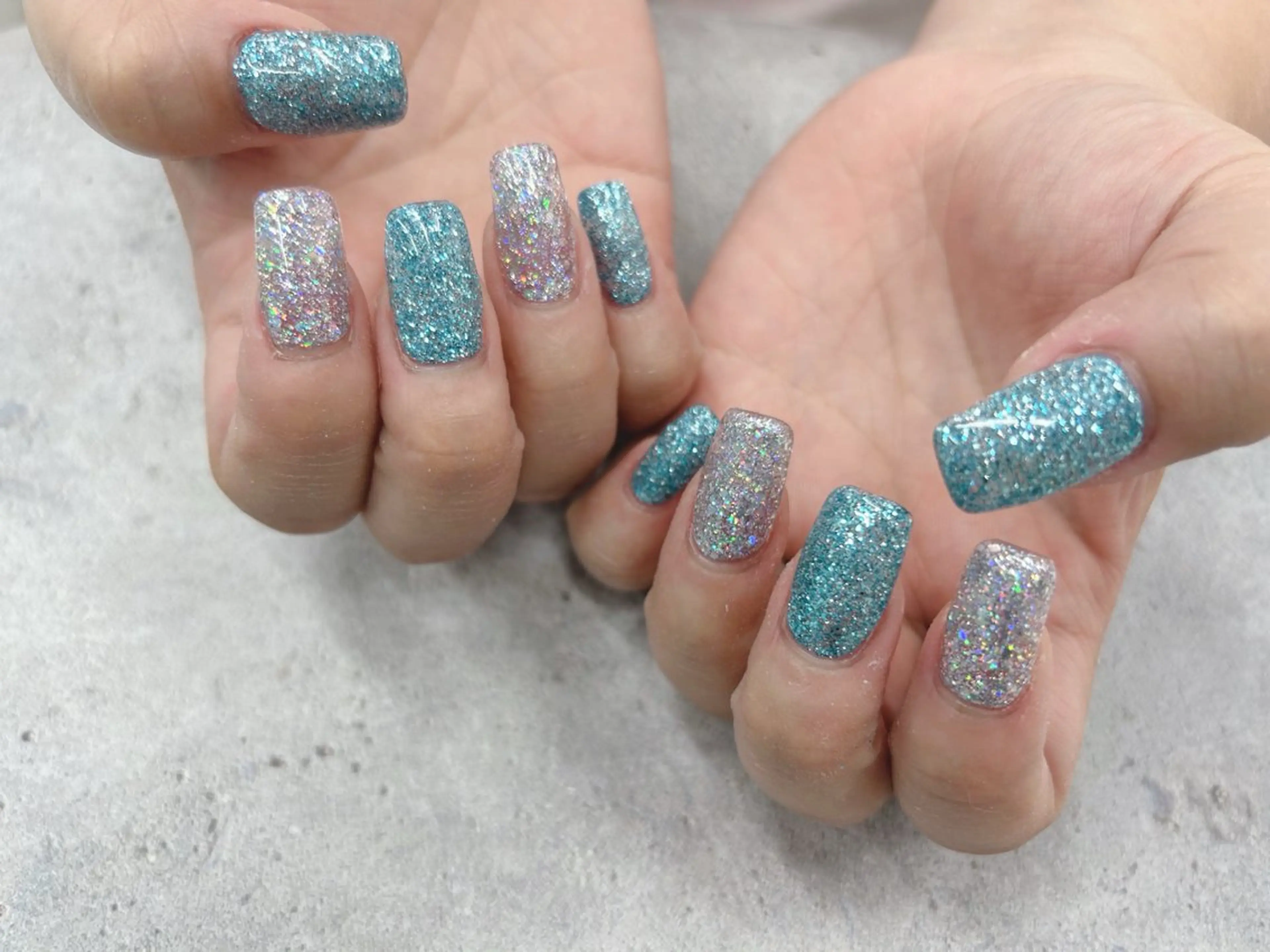 ネイル ラメ(グリッター) ハンドネイル Nail Salon agré所属・agré ネイルサロン アグレのネイルデザイン