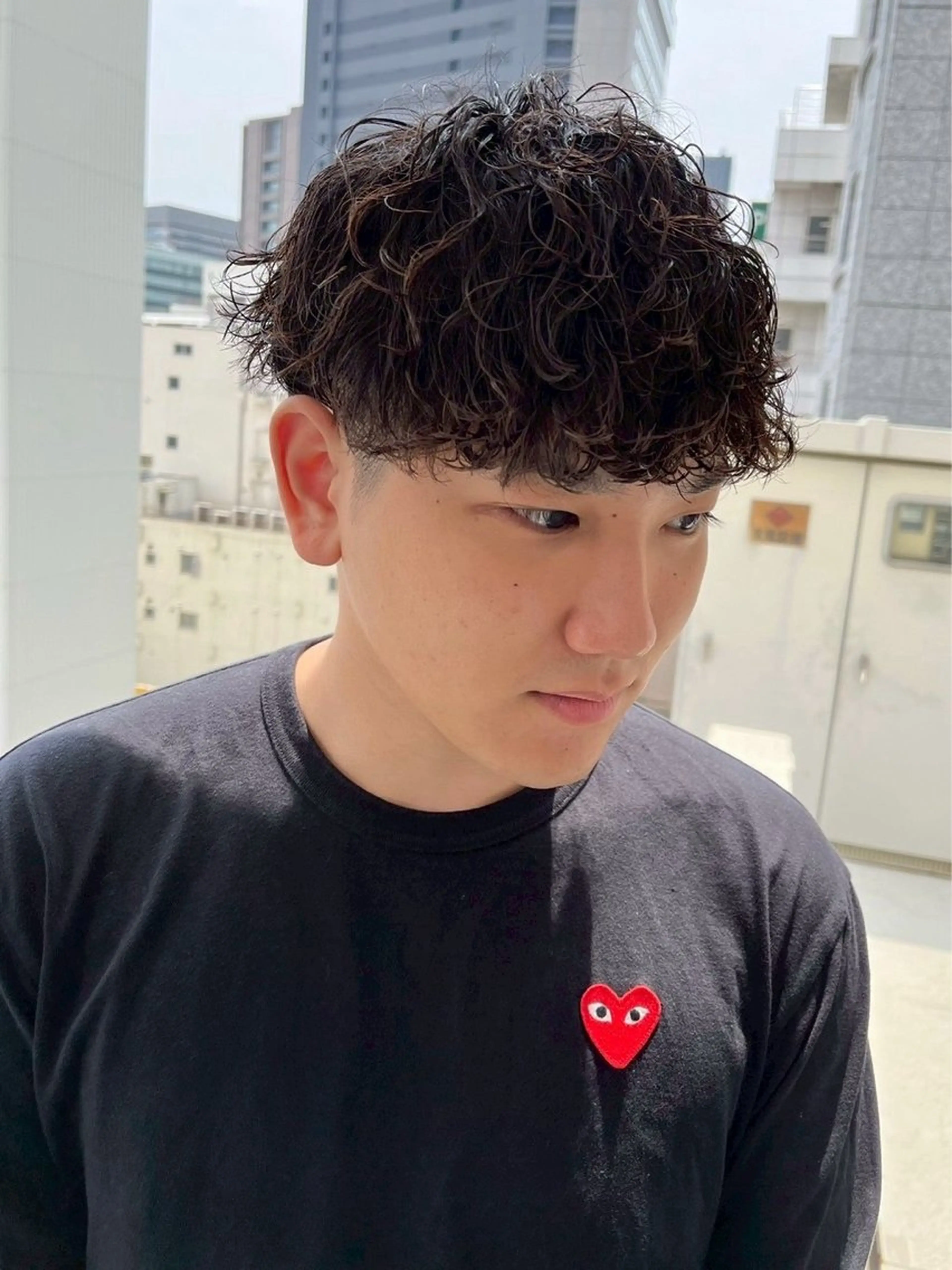 パーマ メンズ カット パーマ メンズパーマ／長岡 坂口祥貴のヘアスタイル