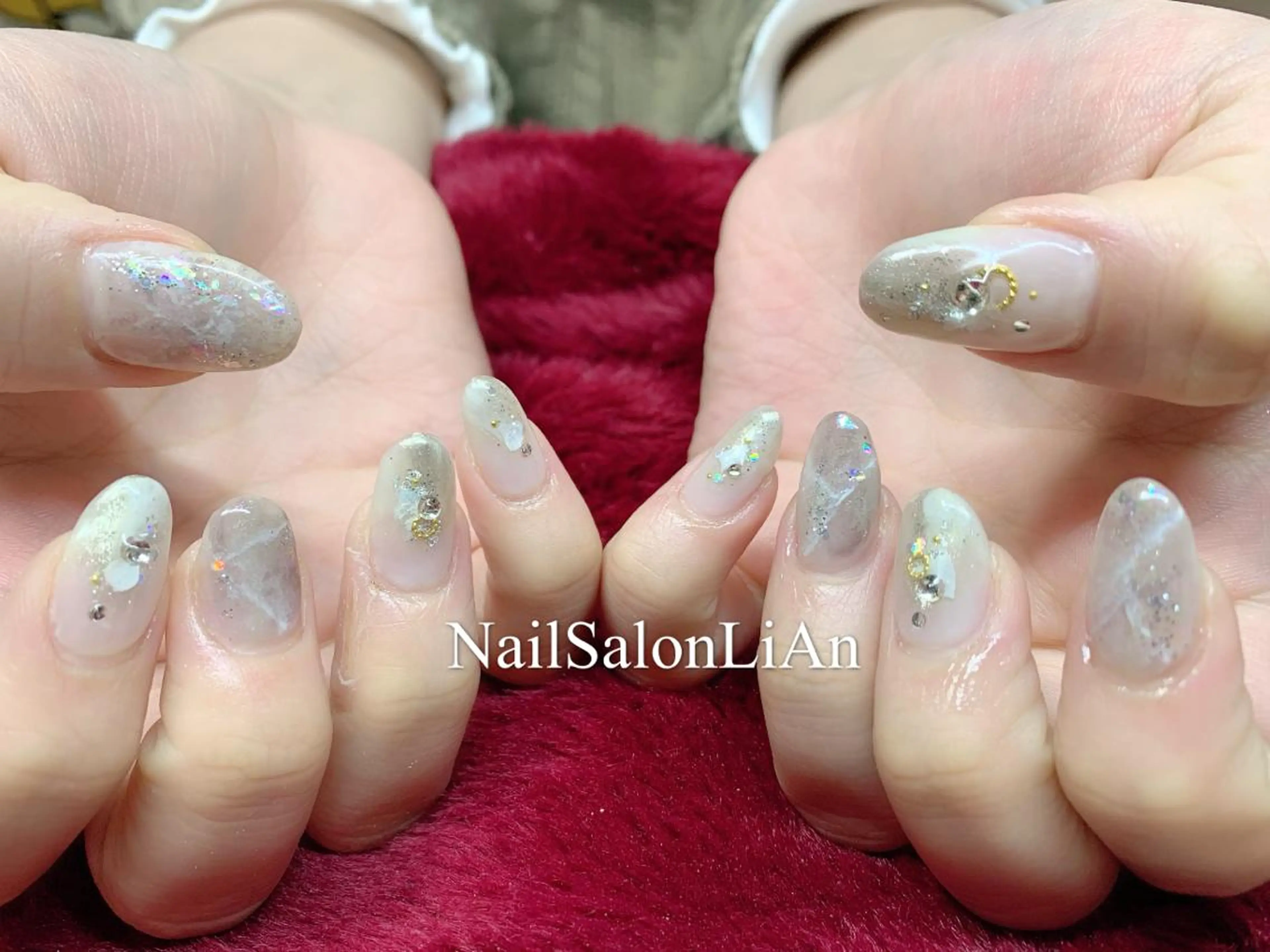 ネイル 持ち込み ハンドネイル NailSalon LiAnのネイルデザイン