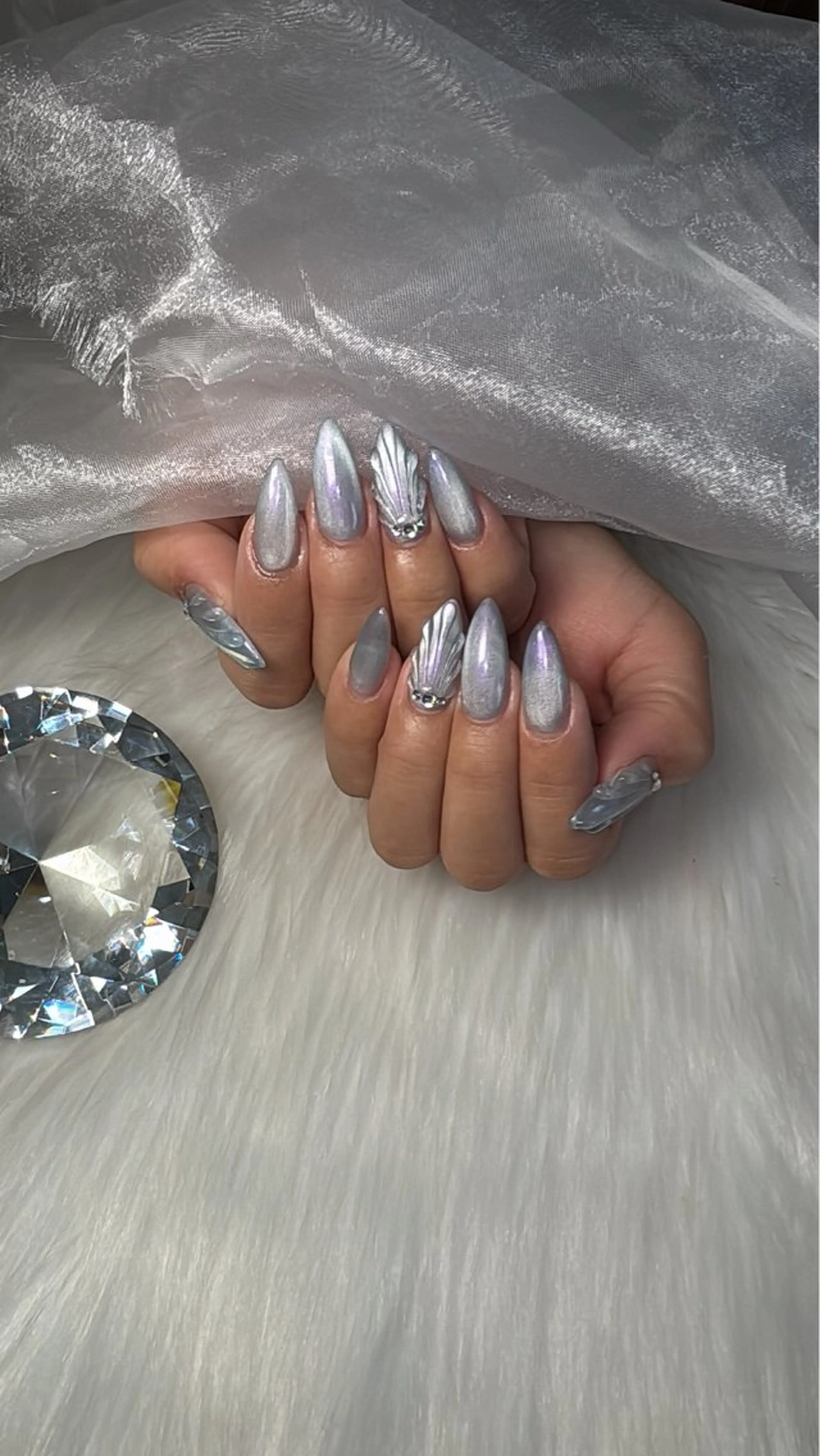 ネイル マグネットネイル ハンドネイル salon de belnetta所属・kayo 💅のネイルデザイン