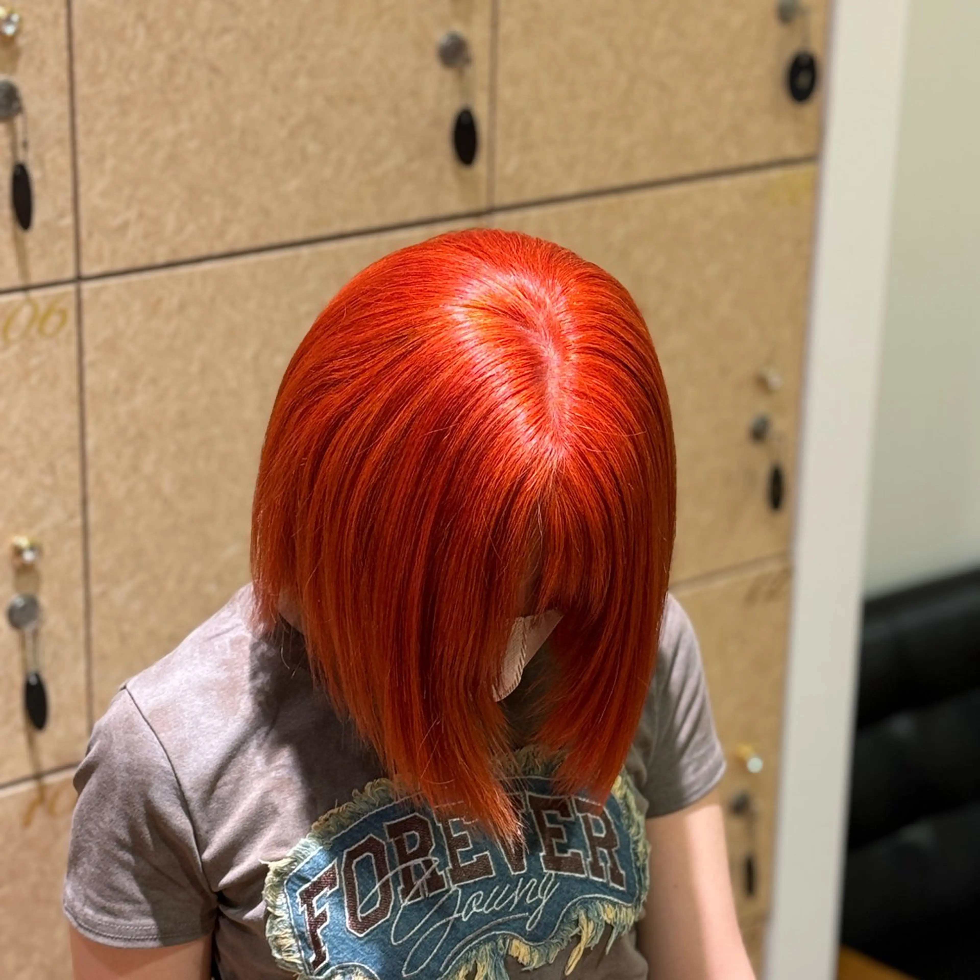 ミディアム カラー ブリーチ ハイトーンカラー オレンジ トリートメント 望月 美那のその他イメージ