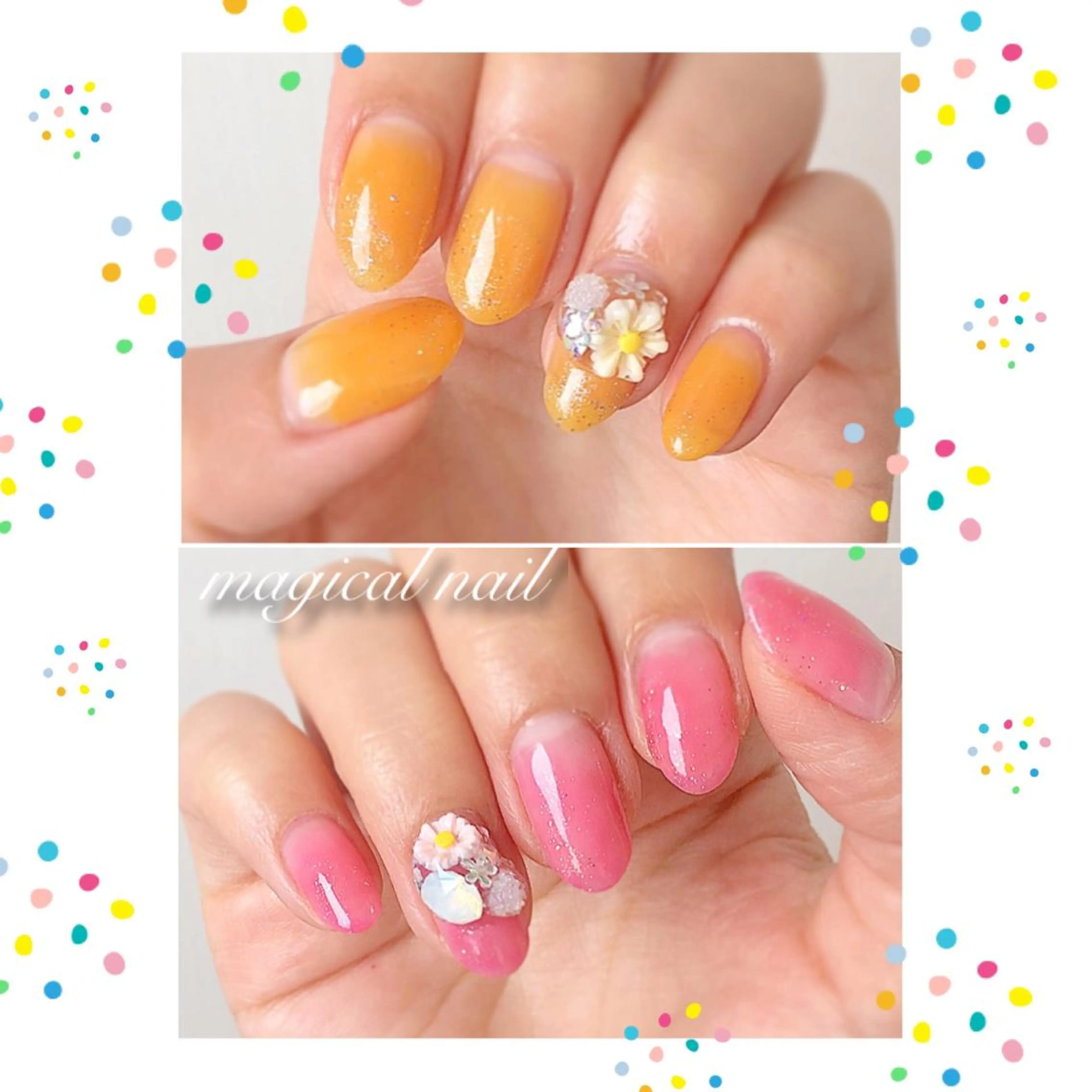 ネイル 春ネイル magical nailのネイルデザイン