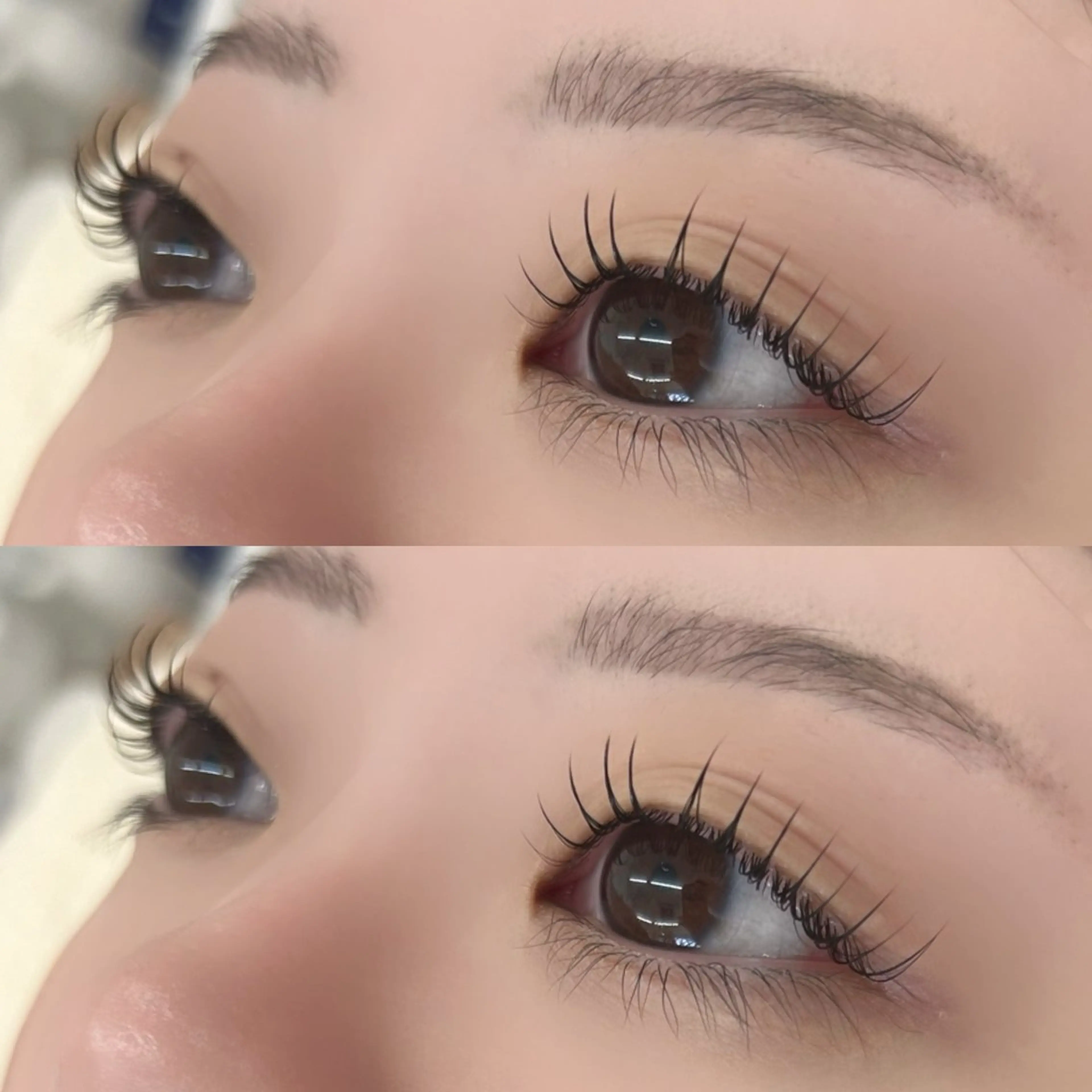マツエク・マツパ 束感まつ毛 フラットラッシュ 韓国風マツエク ナチュラル まつげパーマ マツパ CLUTCH🫧 ayanoのマツエク・マツパデザイン