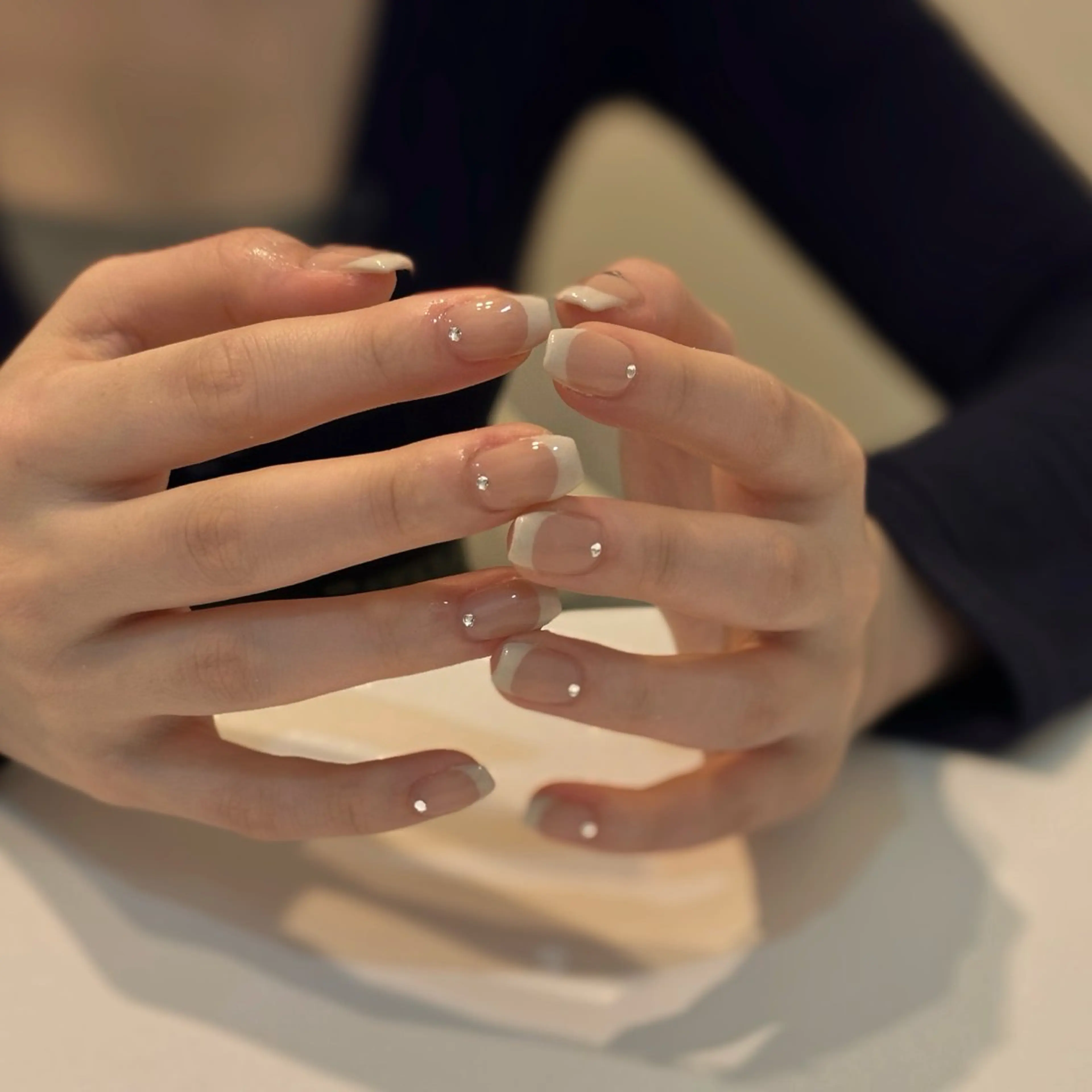 ネイル フレンチネイル 持ち込み ハンドネイル Kotoha （ことは）のネイルデザイン