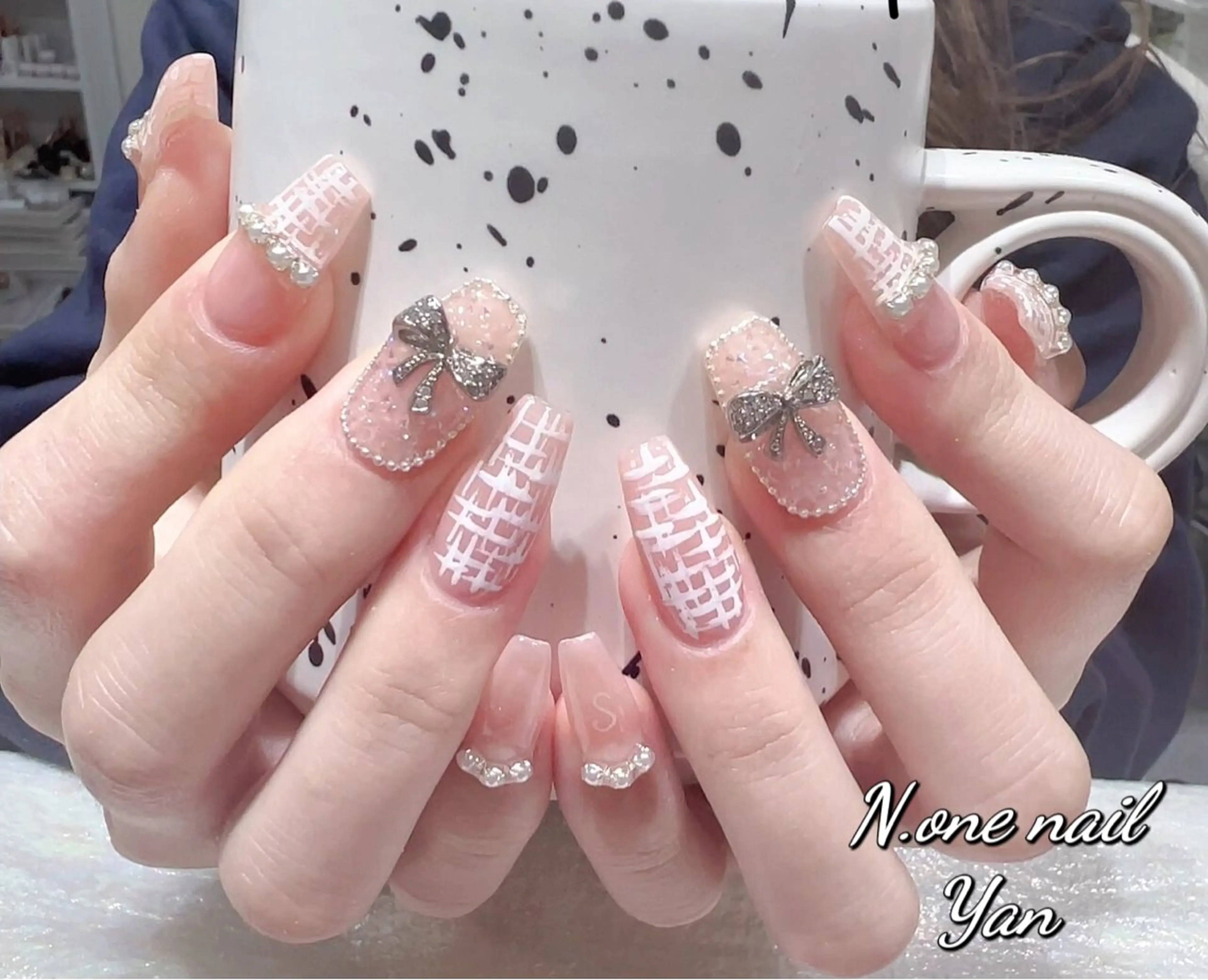 ネイル 長いだし/スカルプ/ パラシェルN.oneのネイルデザイン