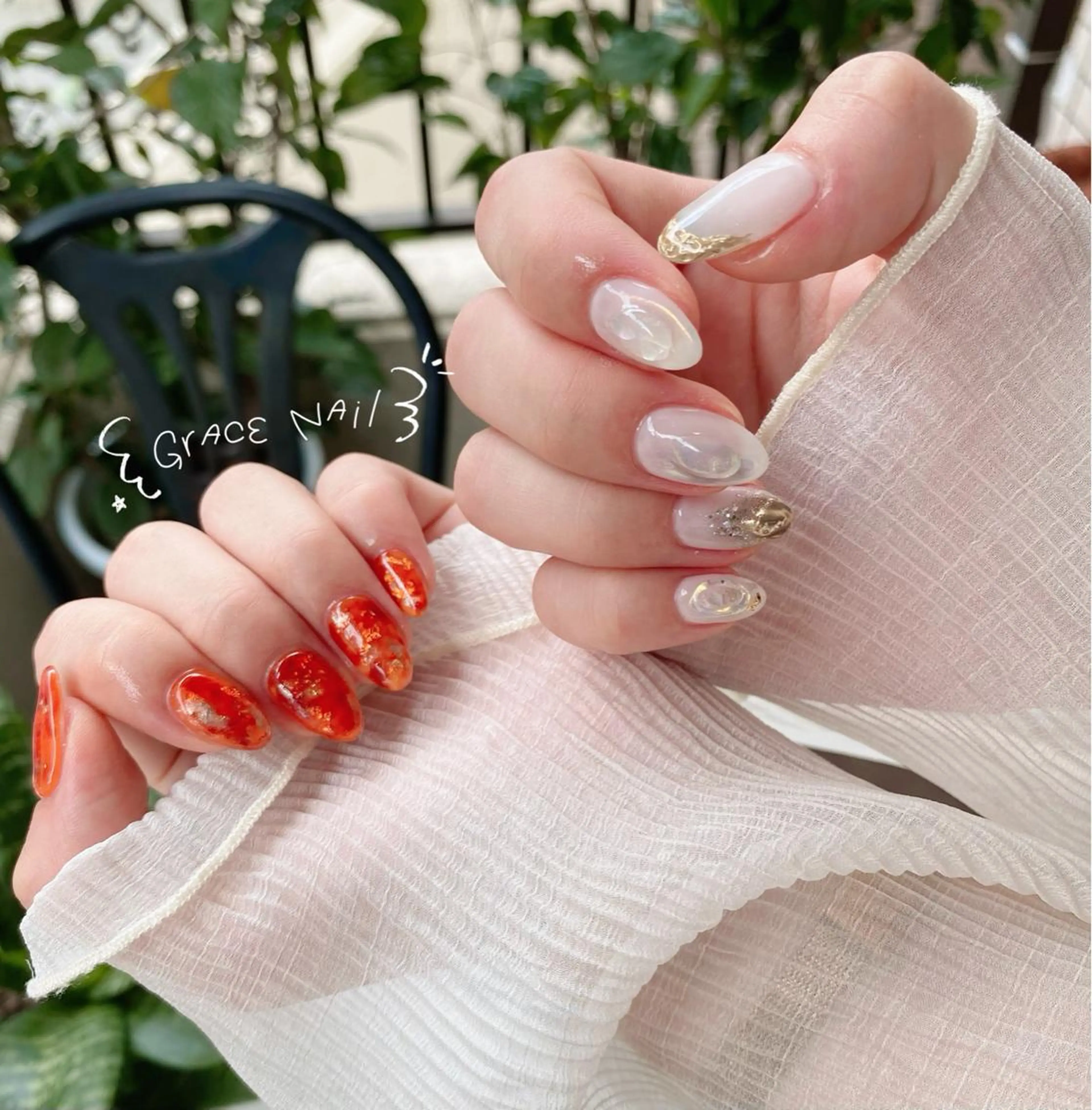 ネイル ハンドネイル ☆*｡Grace Nail｡*☆のネイルデザイン