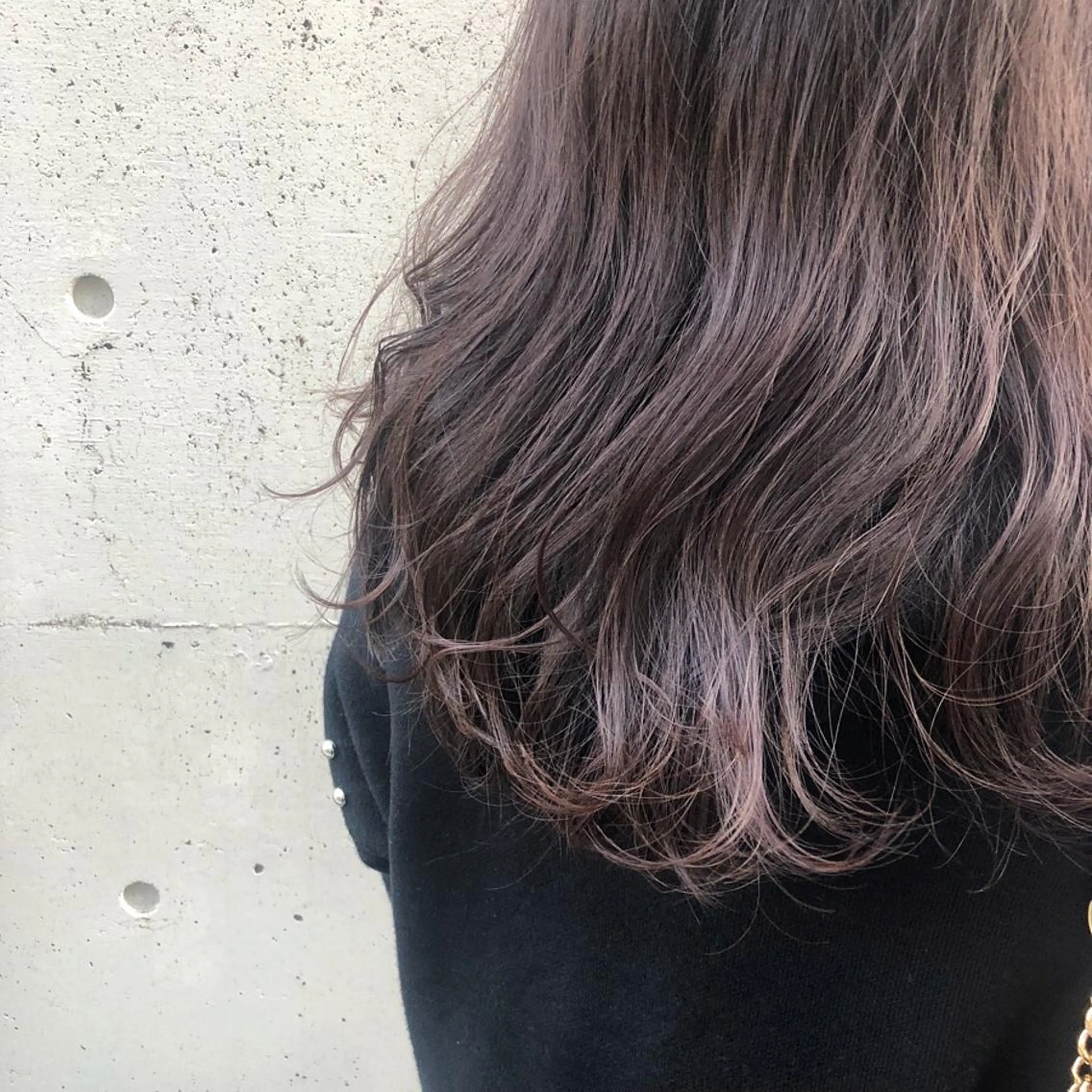 セミロング カラー ラベンダーカラー カット ヘアカラー トリートメント 酸性縮毛矯正🧴韓国 レイヤー/髪質改善のヘアスタイル