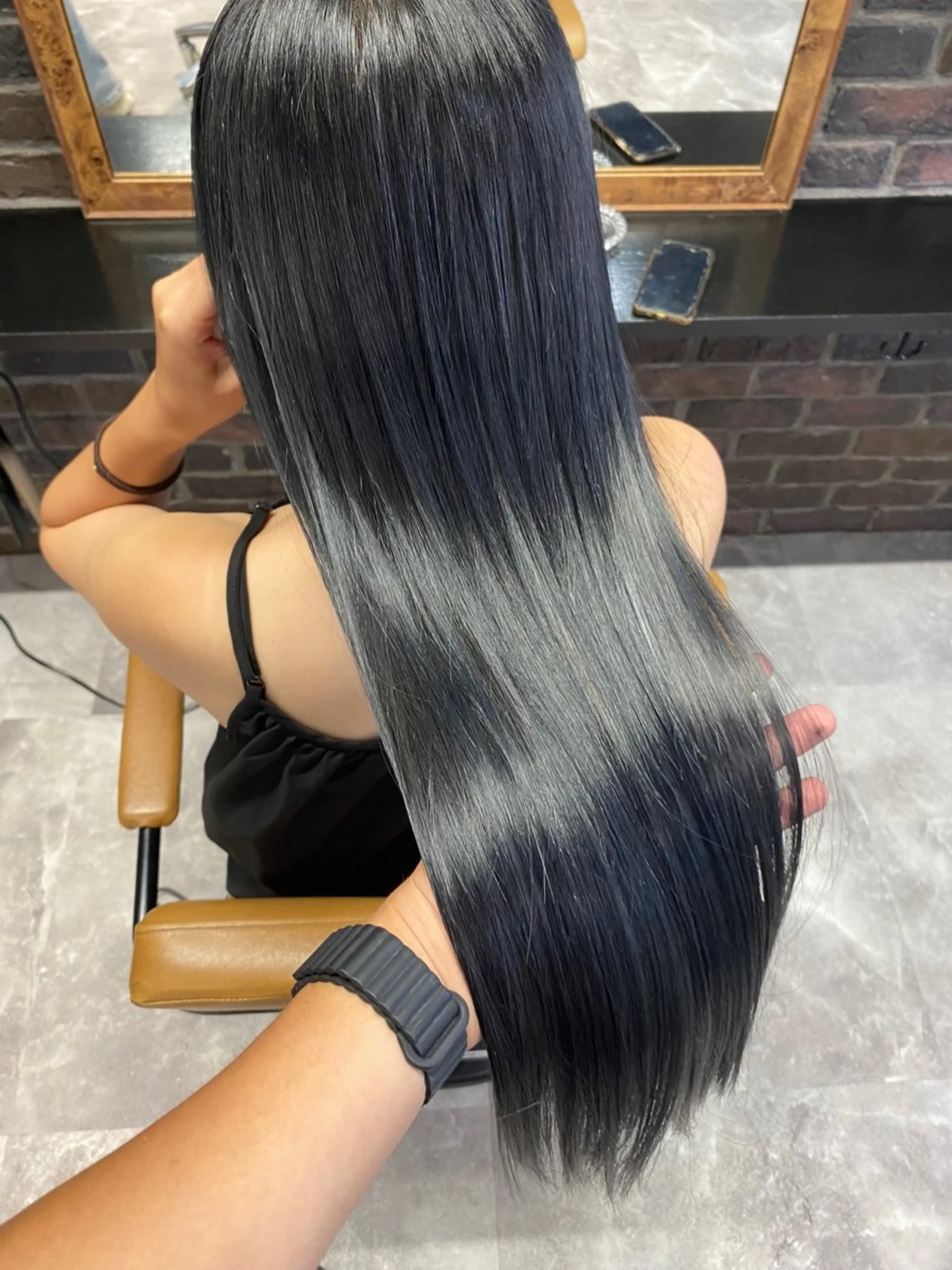 ‪⚠️‬今話題⚠️ボリュームダウン✨ストレートパーマ➕髪質改善クイックトリートメントの写真