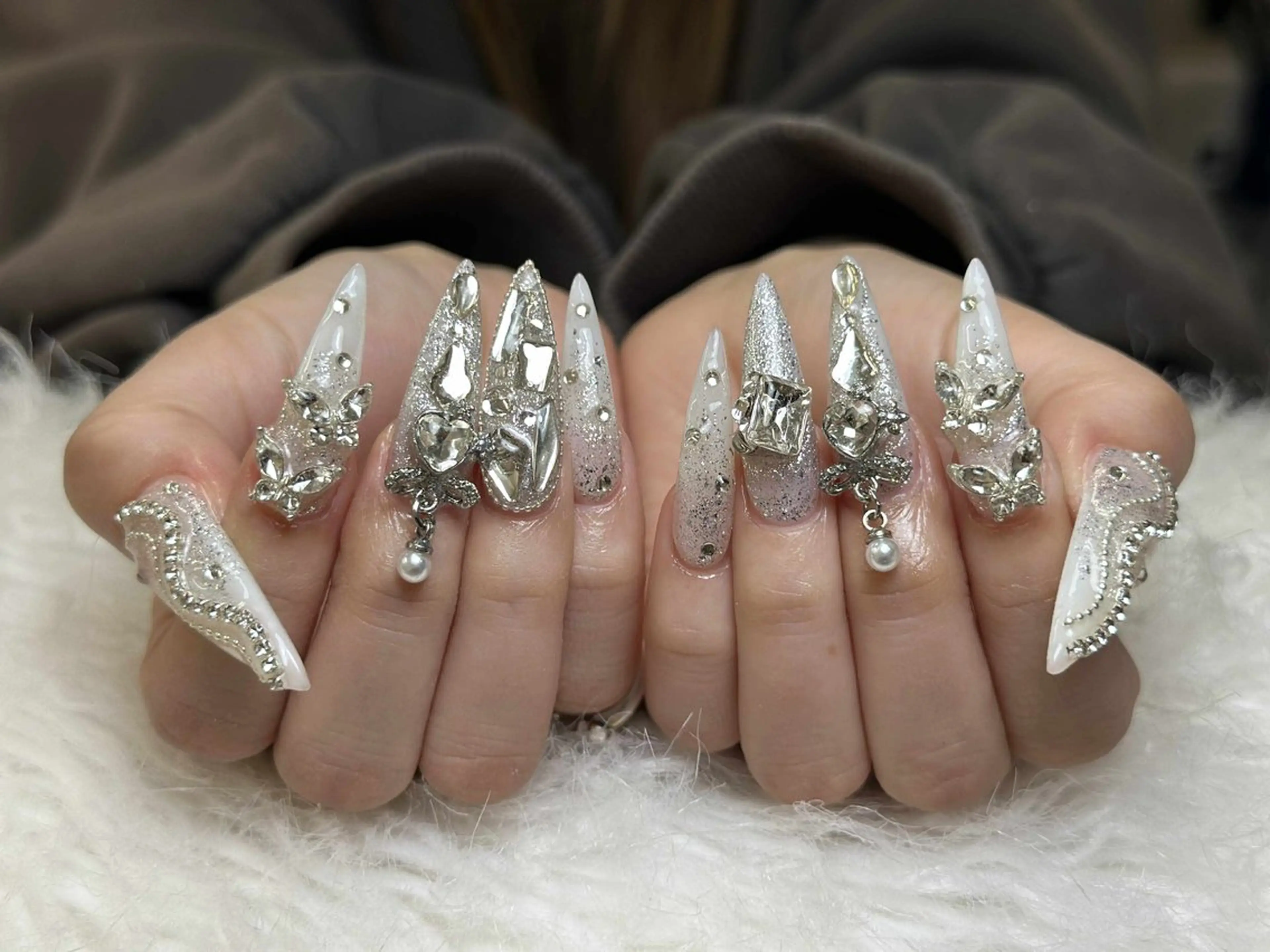 ネイル アートネイル 成人式 ジェルネイル ニュアンスネイル 夏ネイル ハンドネイル Jenn Nail Salonのネイルデザイン