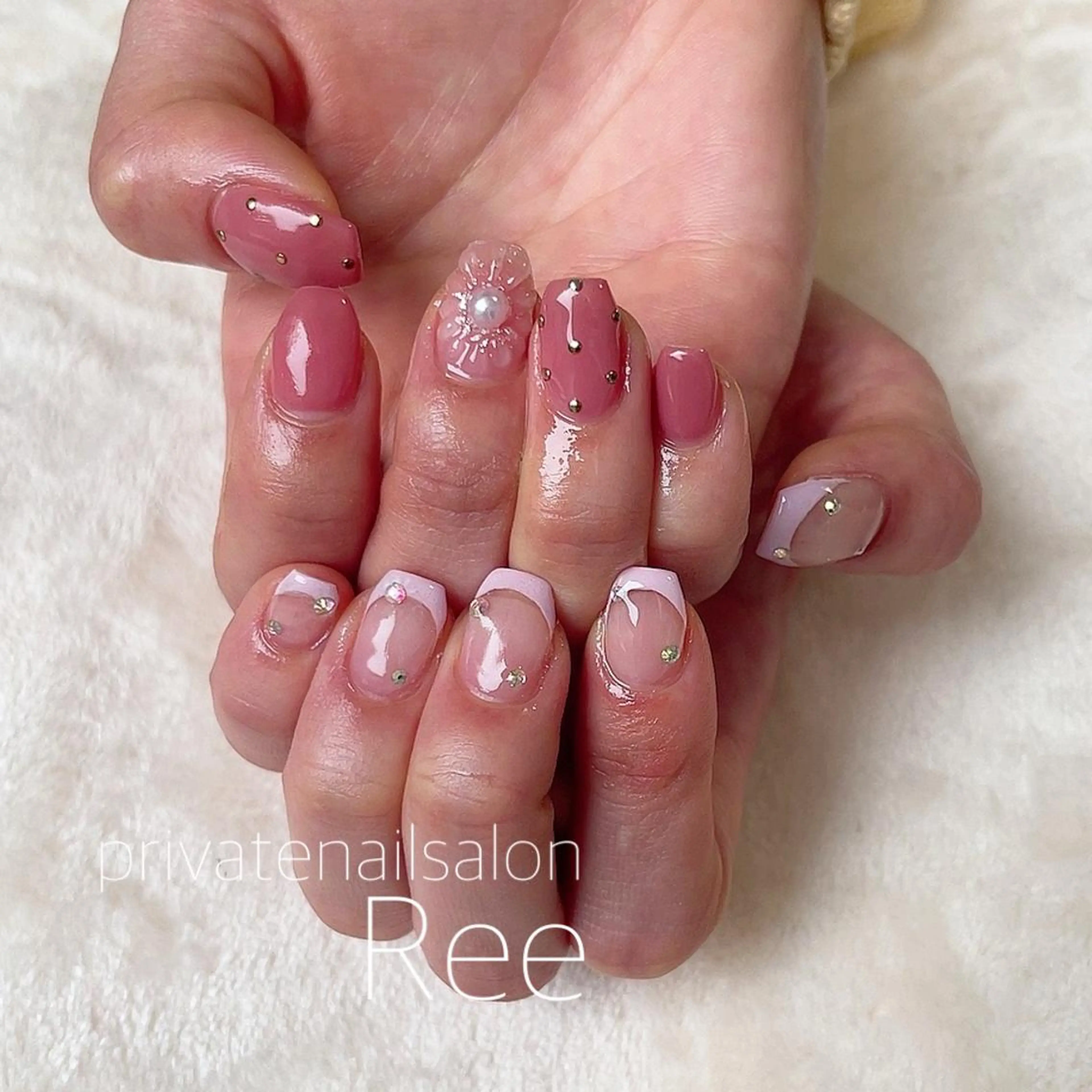 ネイル 知花 梨花のネイルデザイン