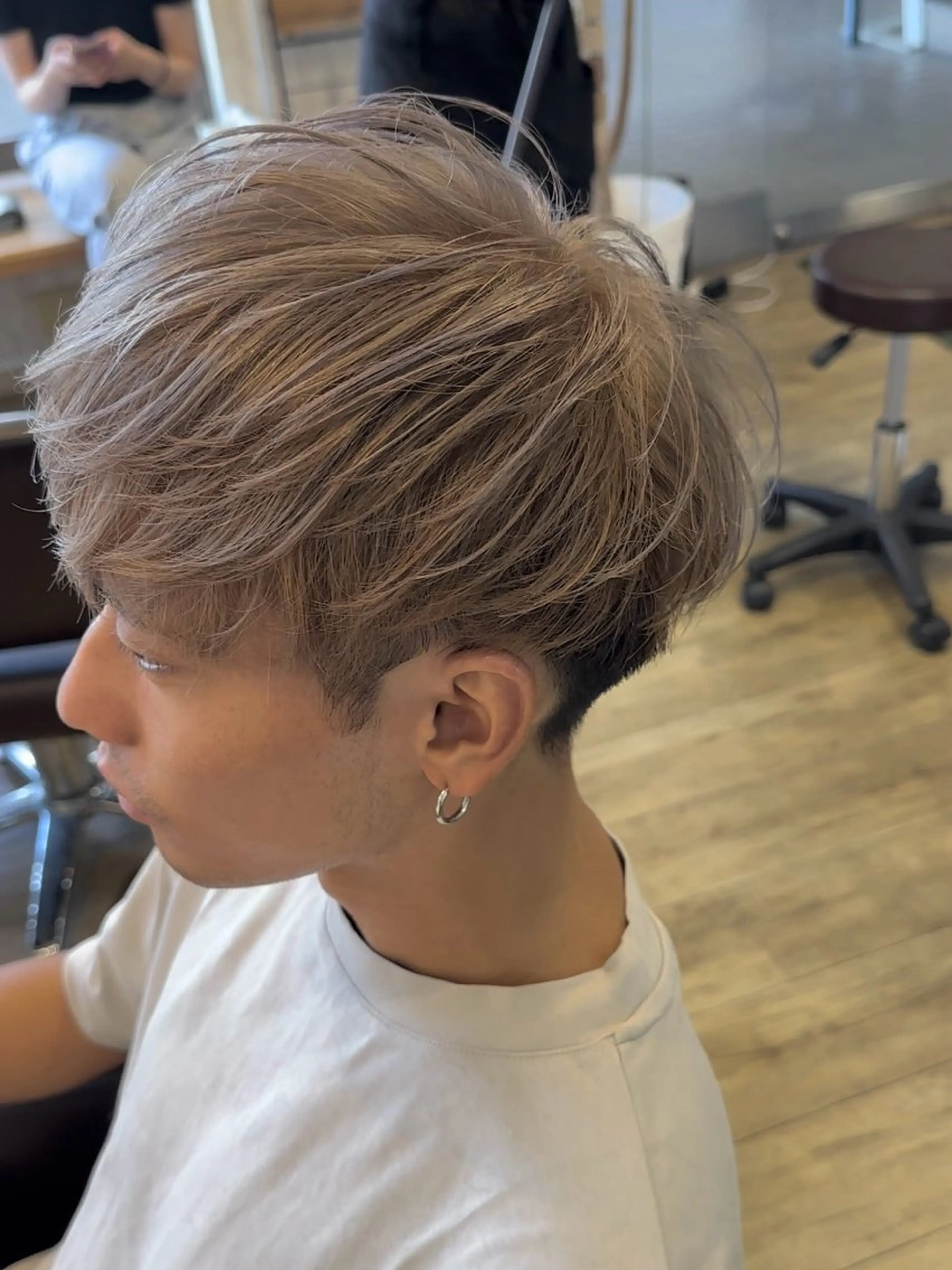 カラー メンズ 本町/新町/心斎橋 透明感カラーSANCのヘアスタイル