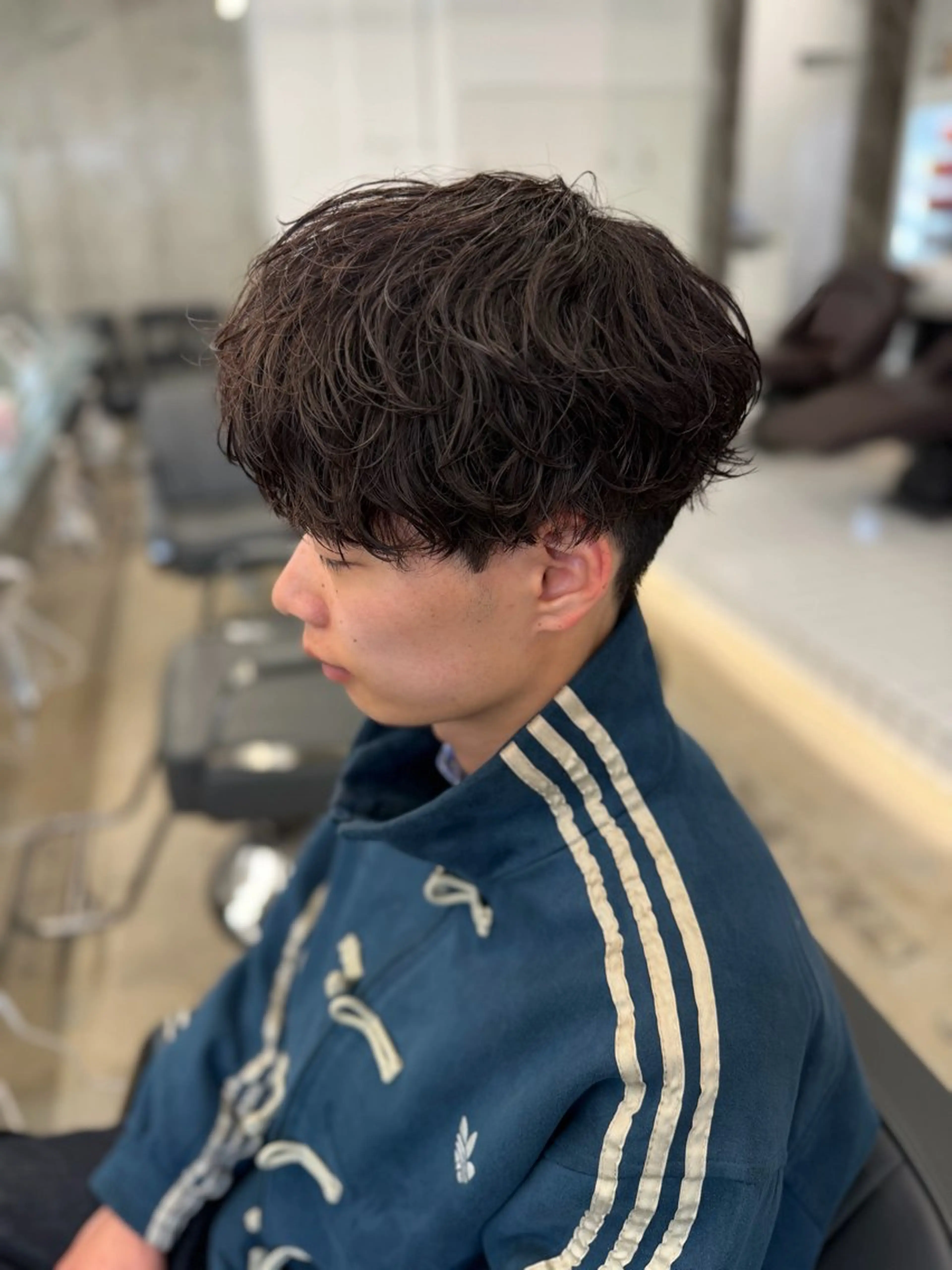 パーマ メンズ カット パーマ パーマ特化/フェザー パーマシャドウ/真生のヘアスタイル