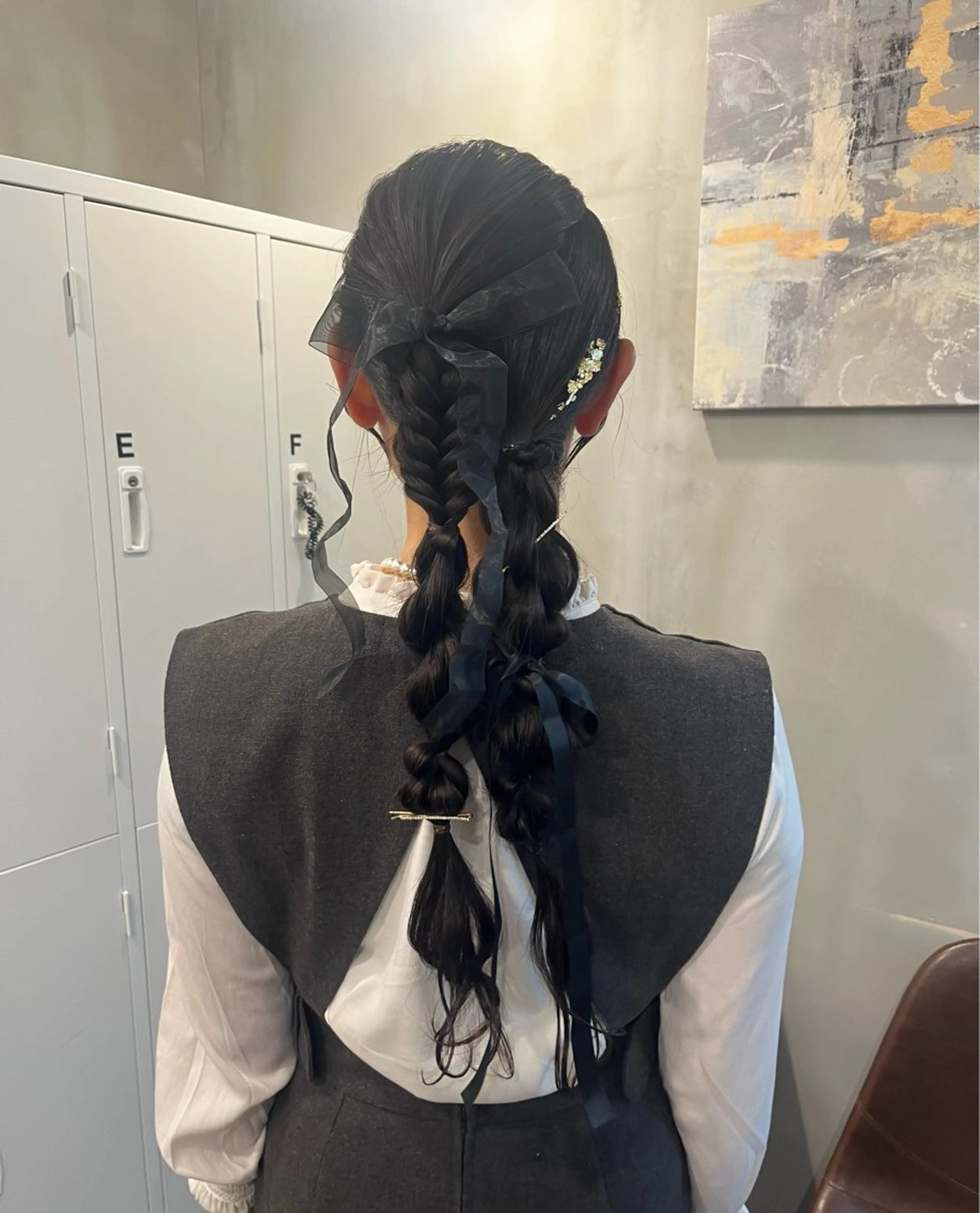 ヘアアレンジ 栗本 陽香/顔周りレ イヤー/透明感カラーのヘアスタイル