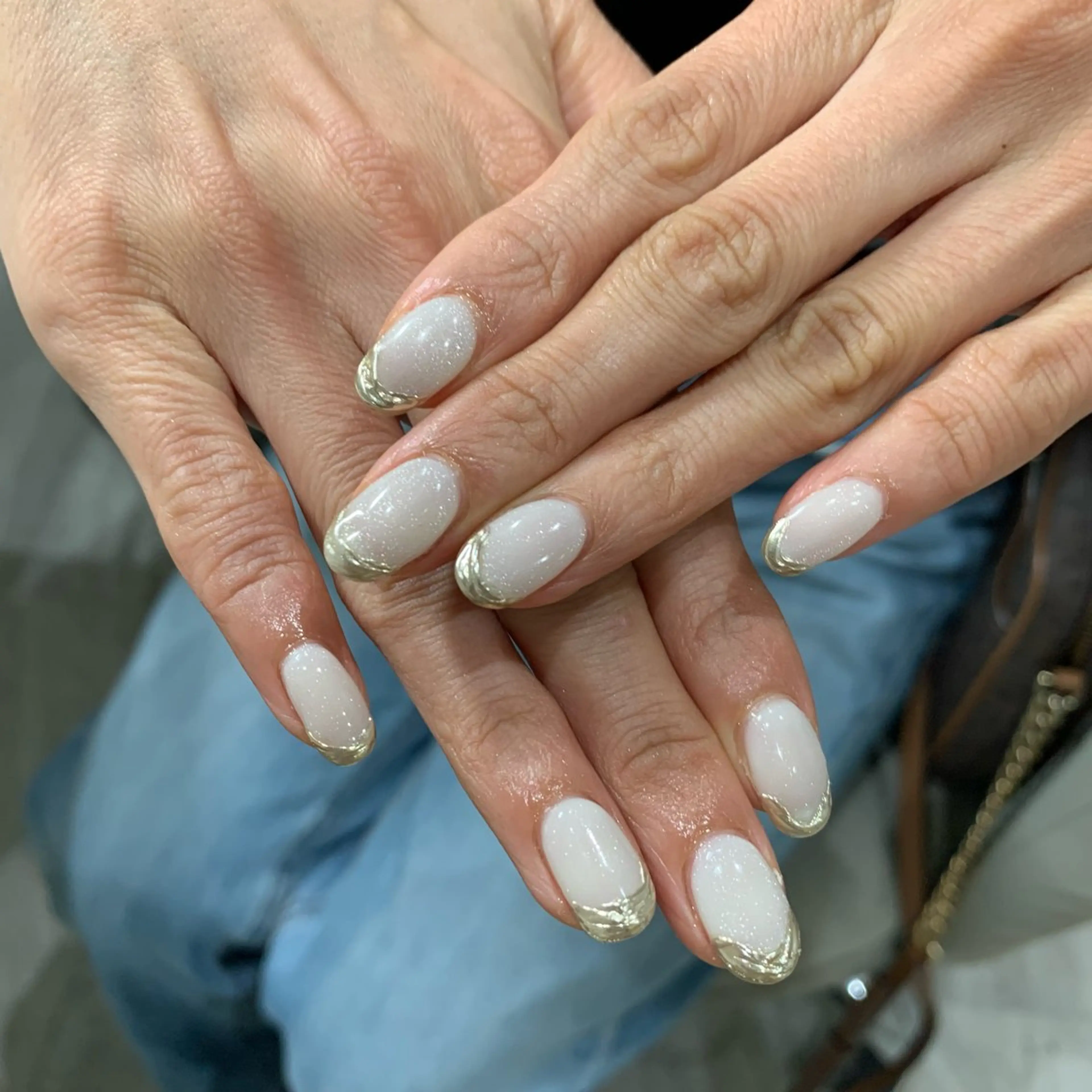 ネイル フレンチネイル マグネットネイル ミラーネイル ニュアンスネイル ELAN) Hasegawaのネイルデザイン