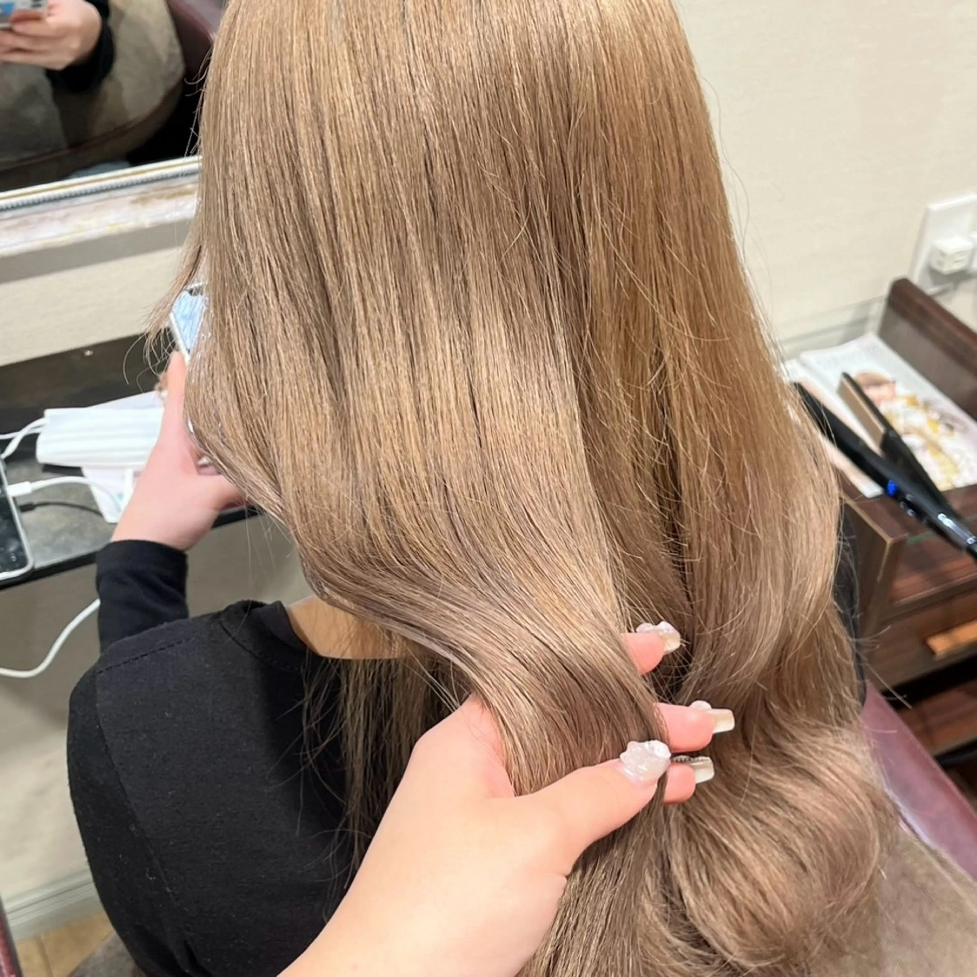 ロング カラー カラー/韓国レイヤー /ブリーチ/hinaのヘアスタイル