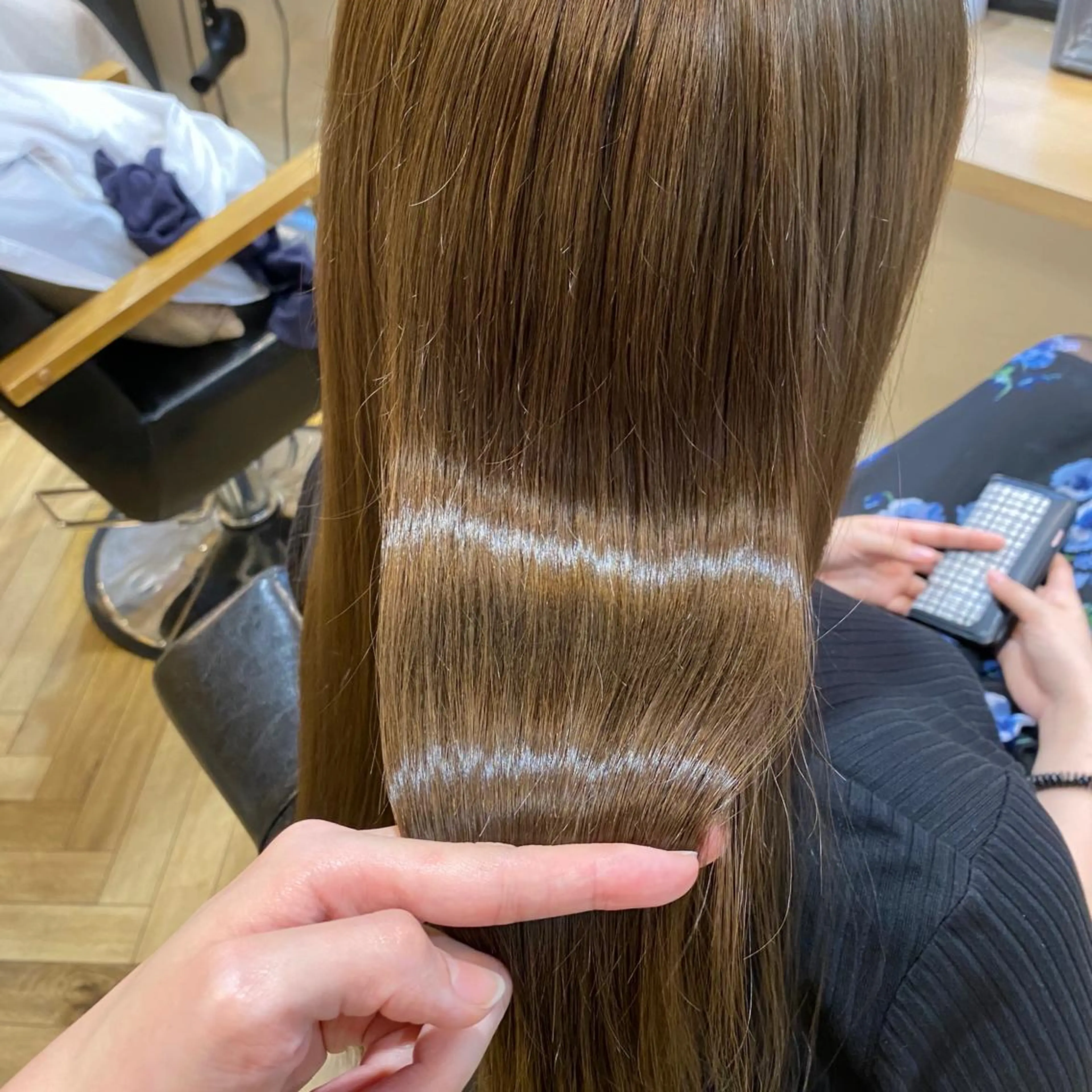 ロング カラー 艶カラー/韓国顔周り 🎀mamiのヘアスタイル