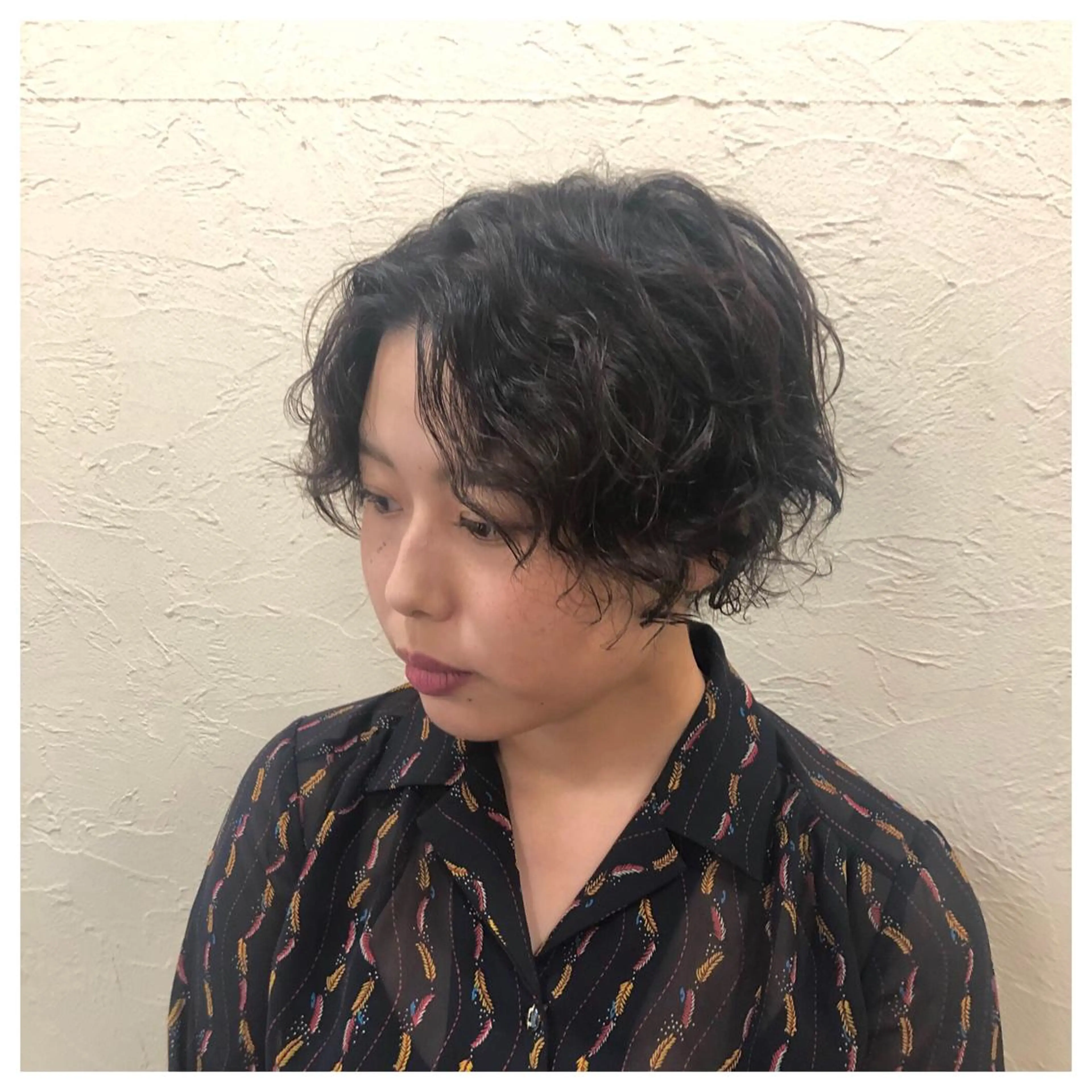 ショート パーマ ニュアンスパーマ カット パーマ トリートメント ENIF ヤマグチアツコのヘアスタイル