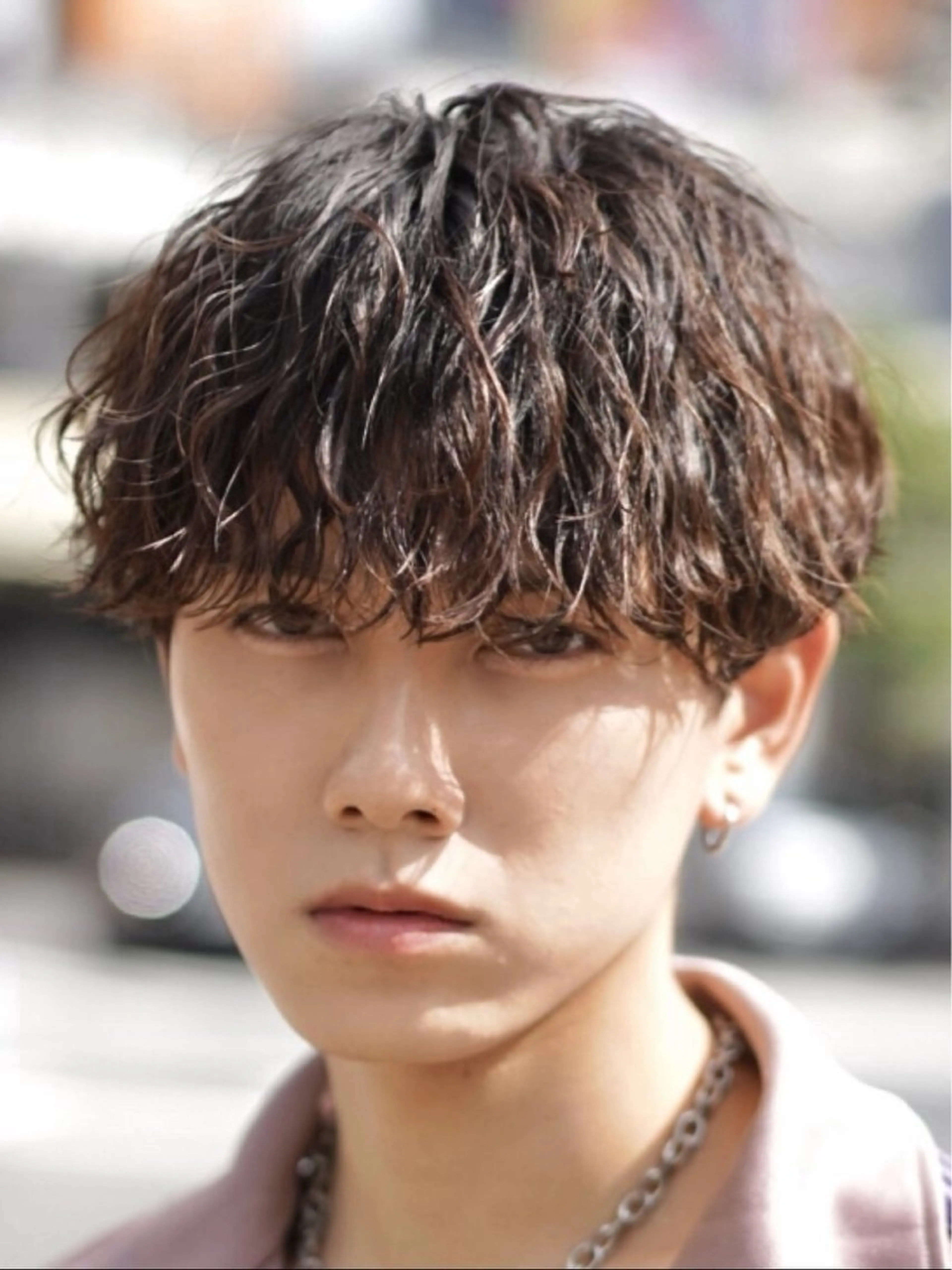 ショート パーマ メンズ マッシュ 刈り上げ 波巻きパーマ カット パーマ fifth名駅所属・メンズパーマ 名古屋/水谷颯のヘアスタイル