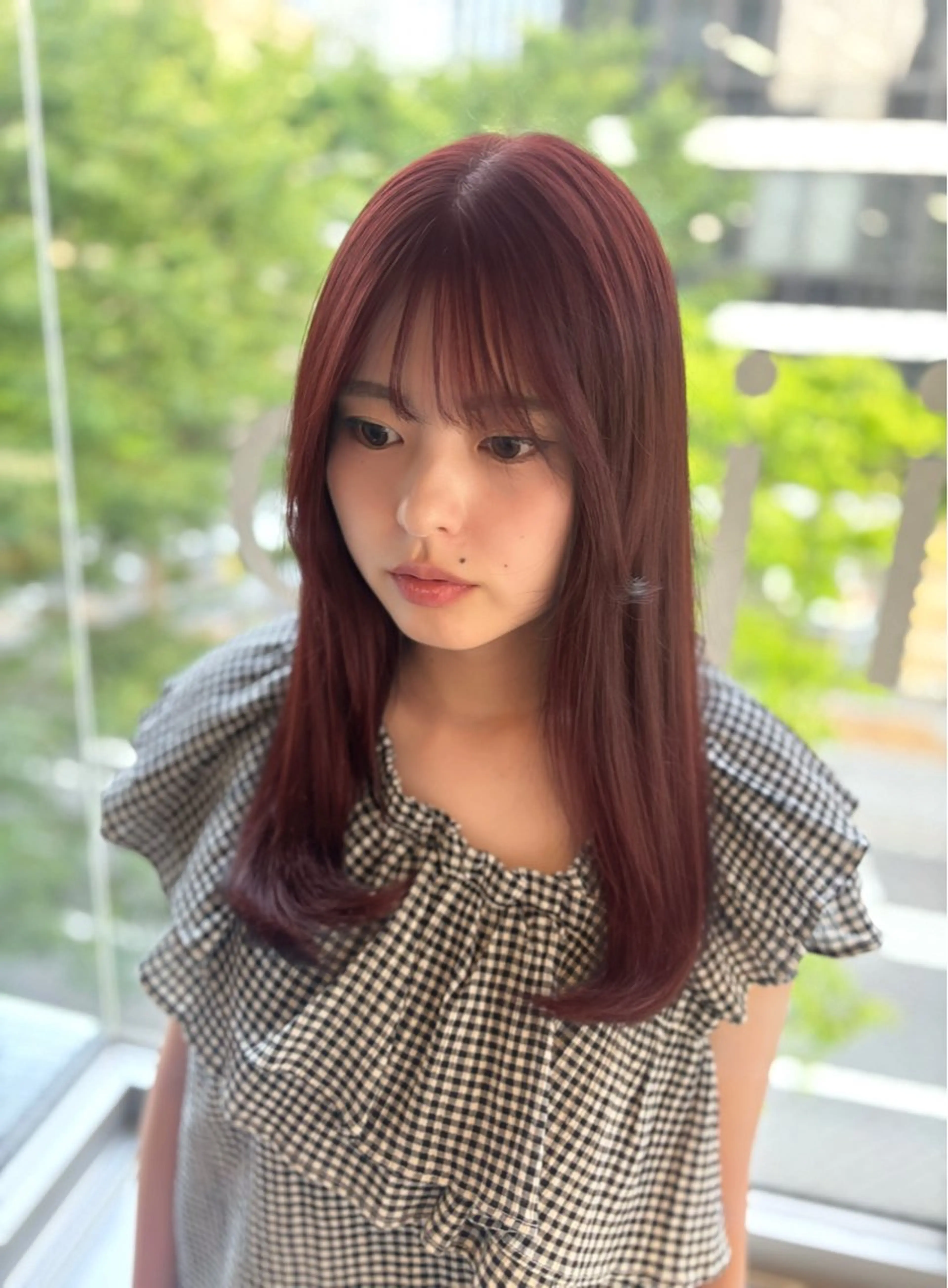 セミロング ヘアカラー トリートメント 女性専用サロン iiro所属・【レイヤー/似合わせ 】Hina🎀のヘアスタイル