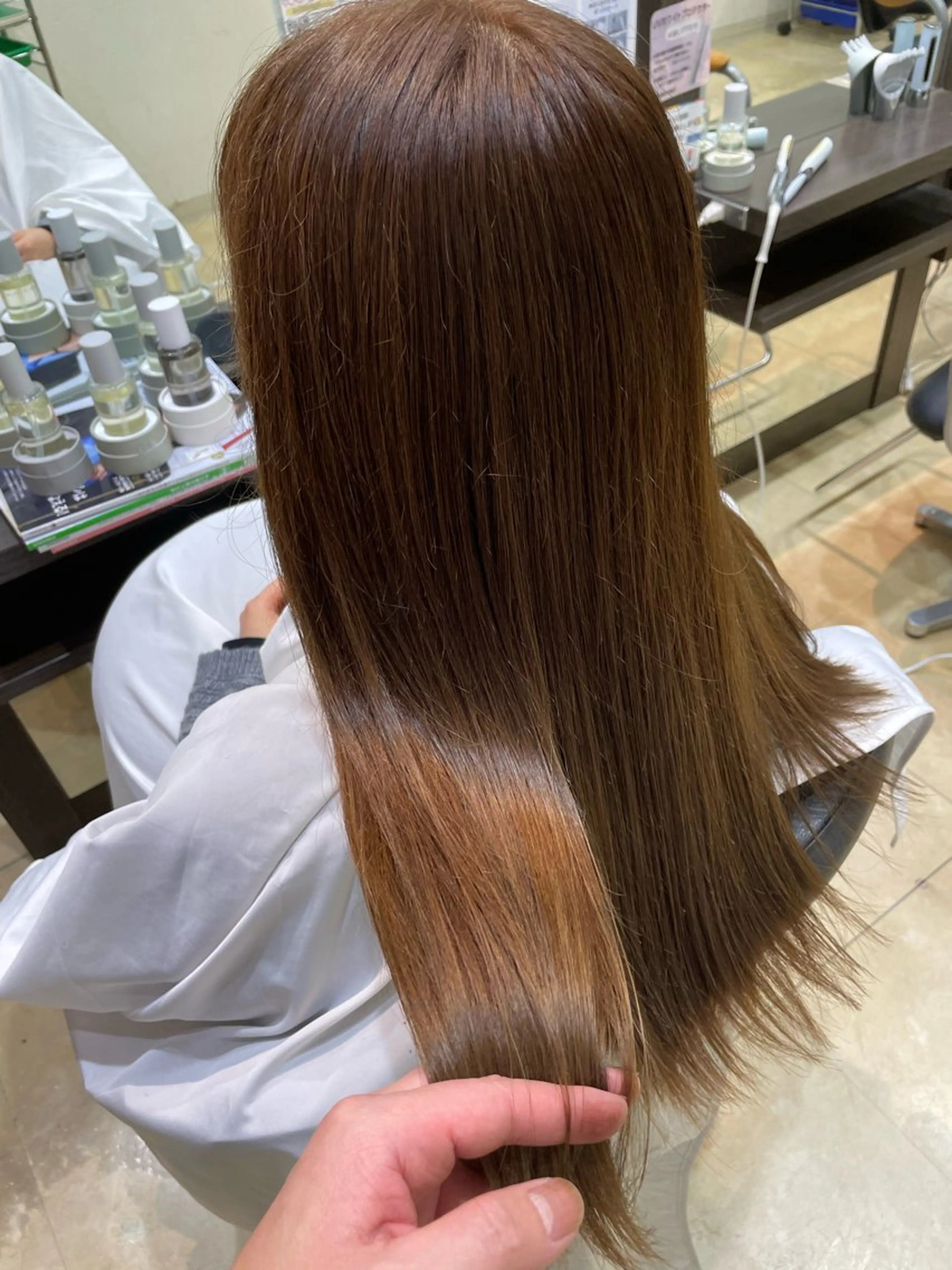 ロング 髪質改善 トリートメント カット トリートメント 石沢 知康のヘアスタイル