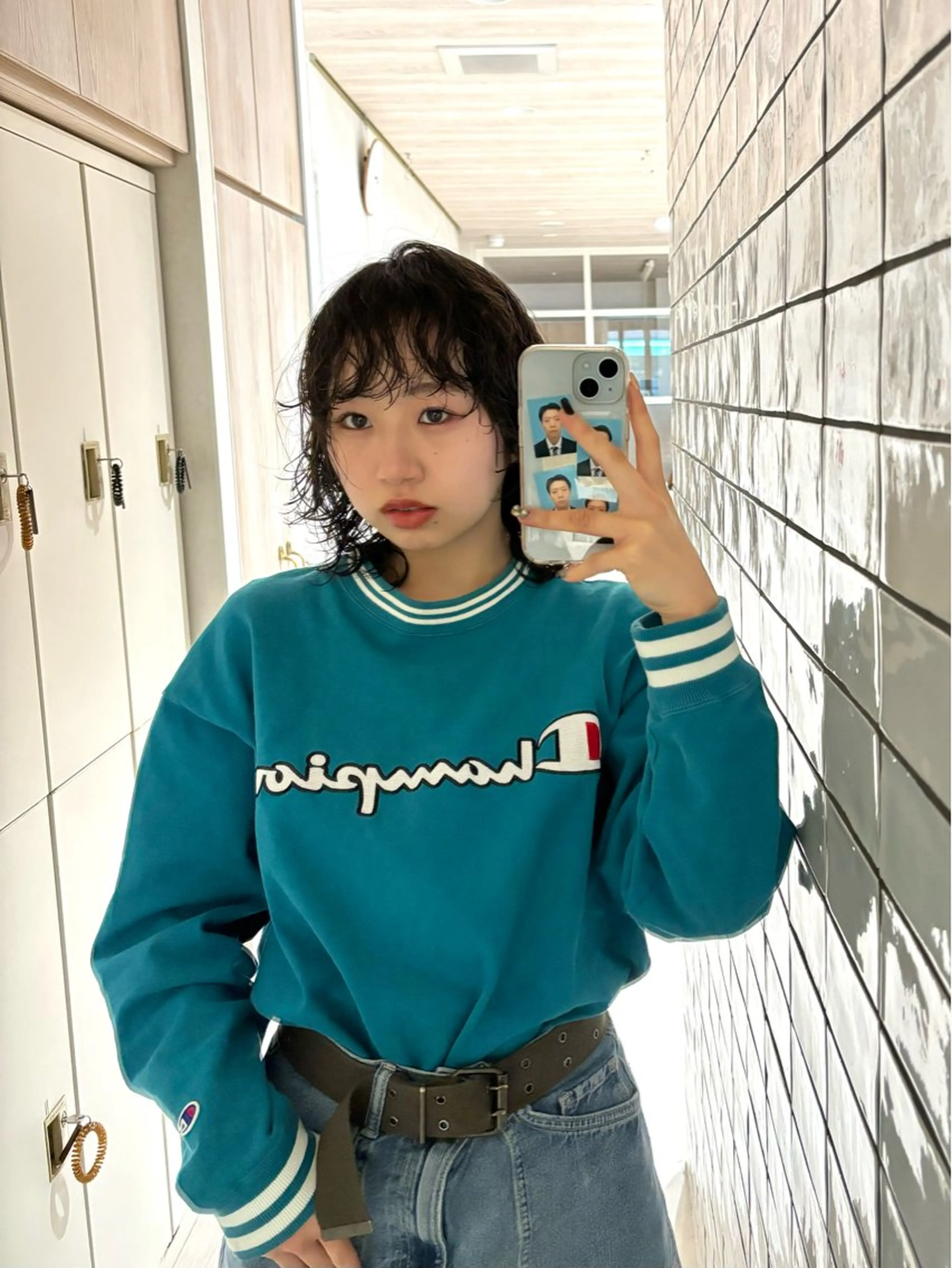 セミロング カラー パーマ カット ヘアカラー パーマ izumi/ ボブ/パーマのヘアスタイル