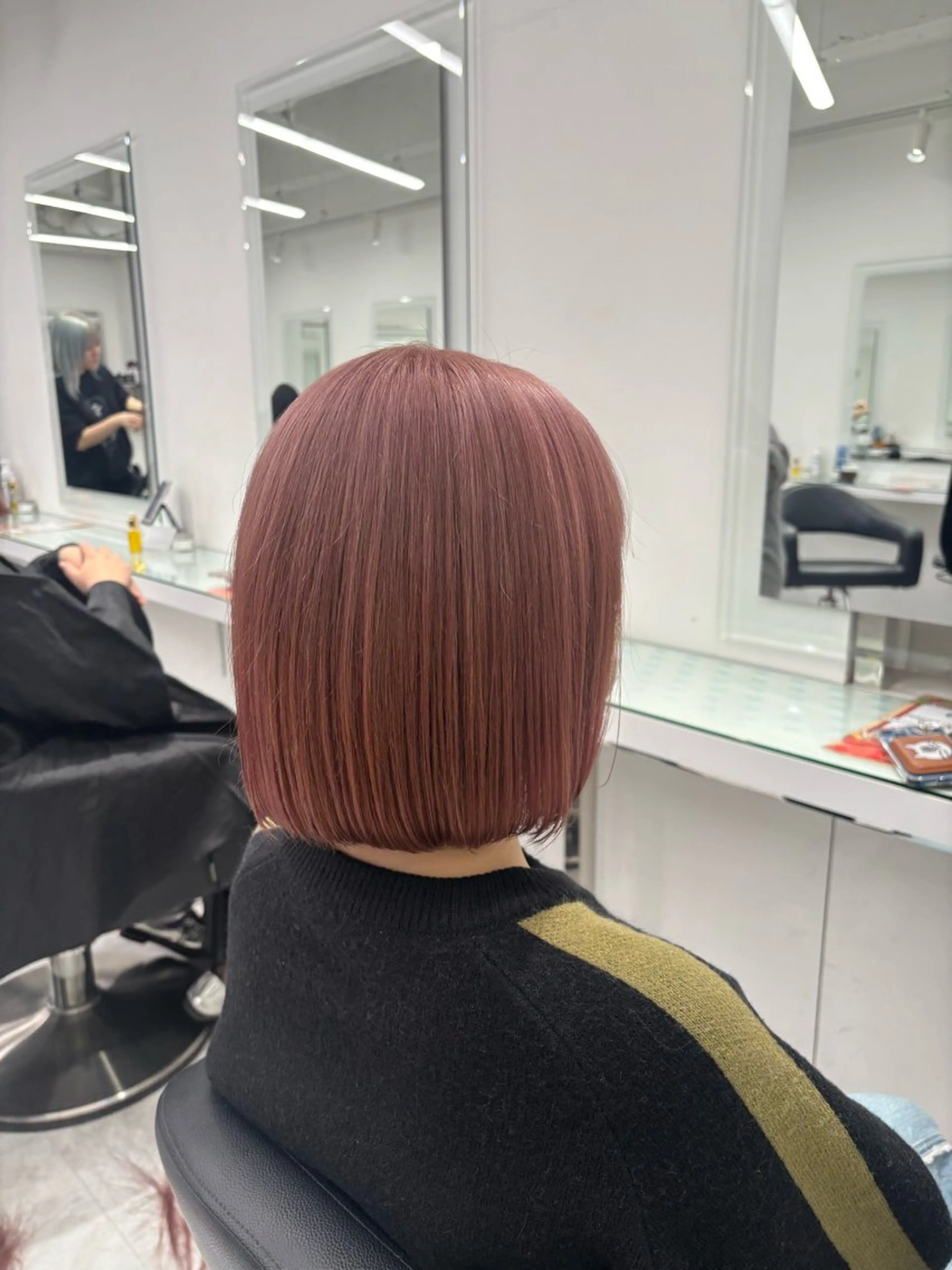 カラー ヘアカラー トリートメント 🥀ワンホン風暖色 カラーRISA🥀のヘアスタイル