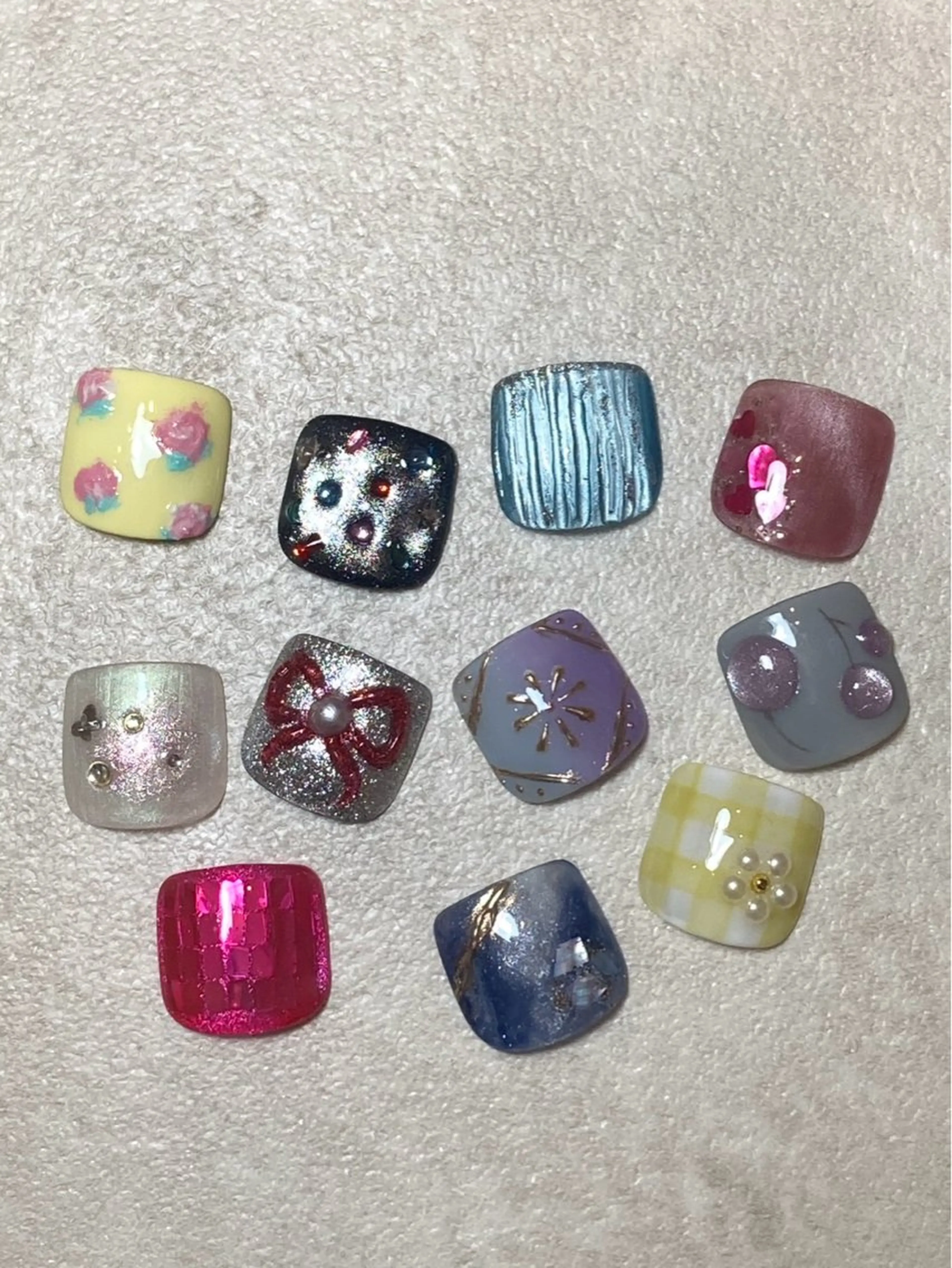 フットnail🌈夏に向けて🏝️選べる親指一本デザイン❣️の写真