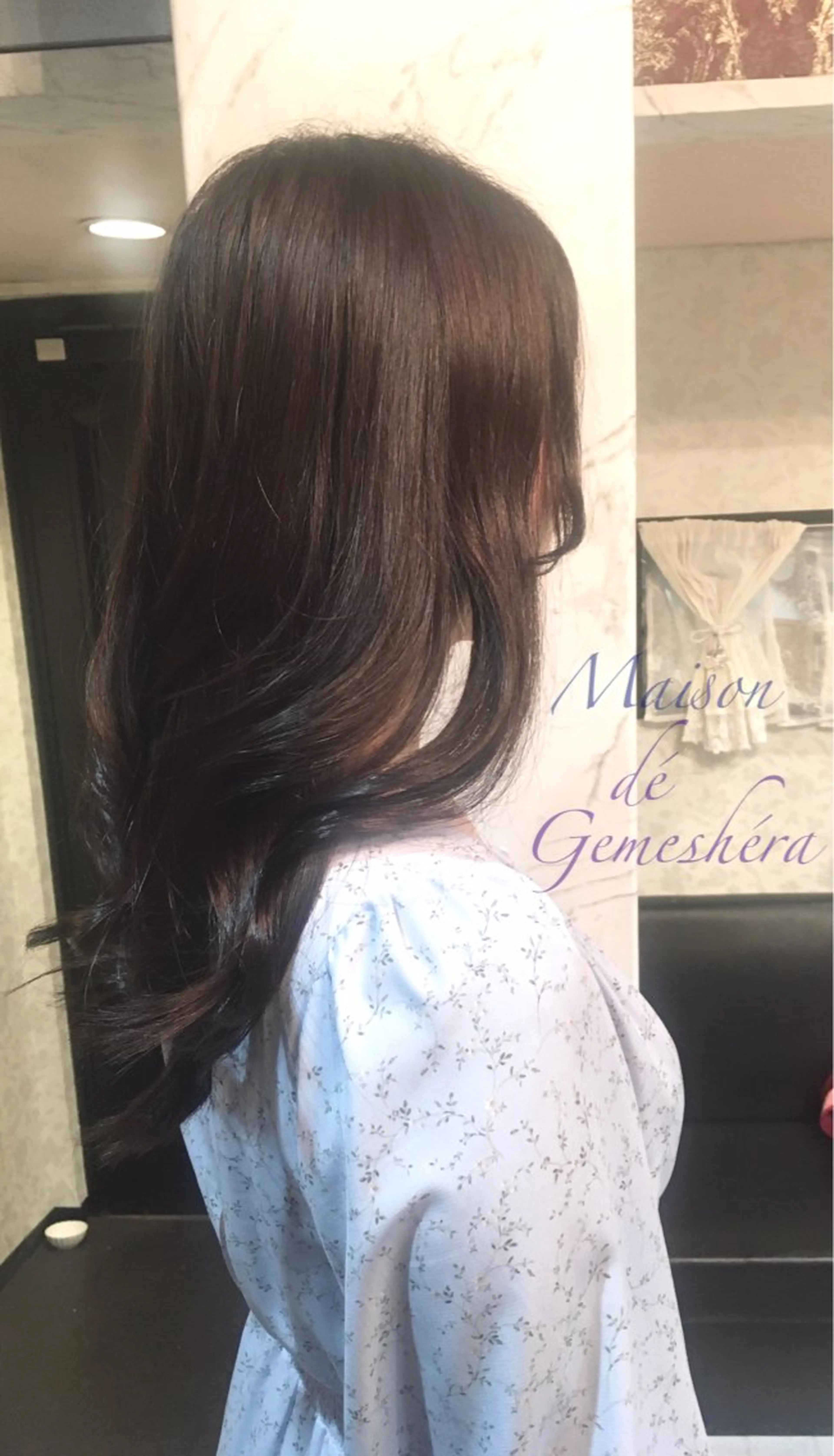 ロング 髪質改善 カット ヘアカラー Maison de  Gemeshe'ra所属・🗝髪質改善×カット 🪄Ji_yeongのヘアスタイル