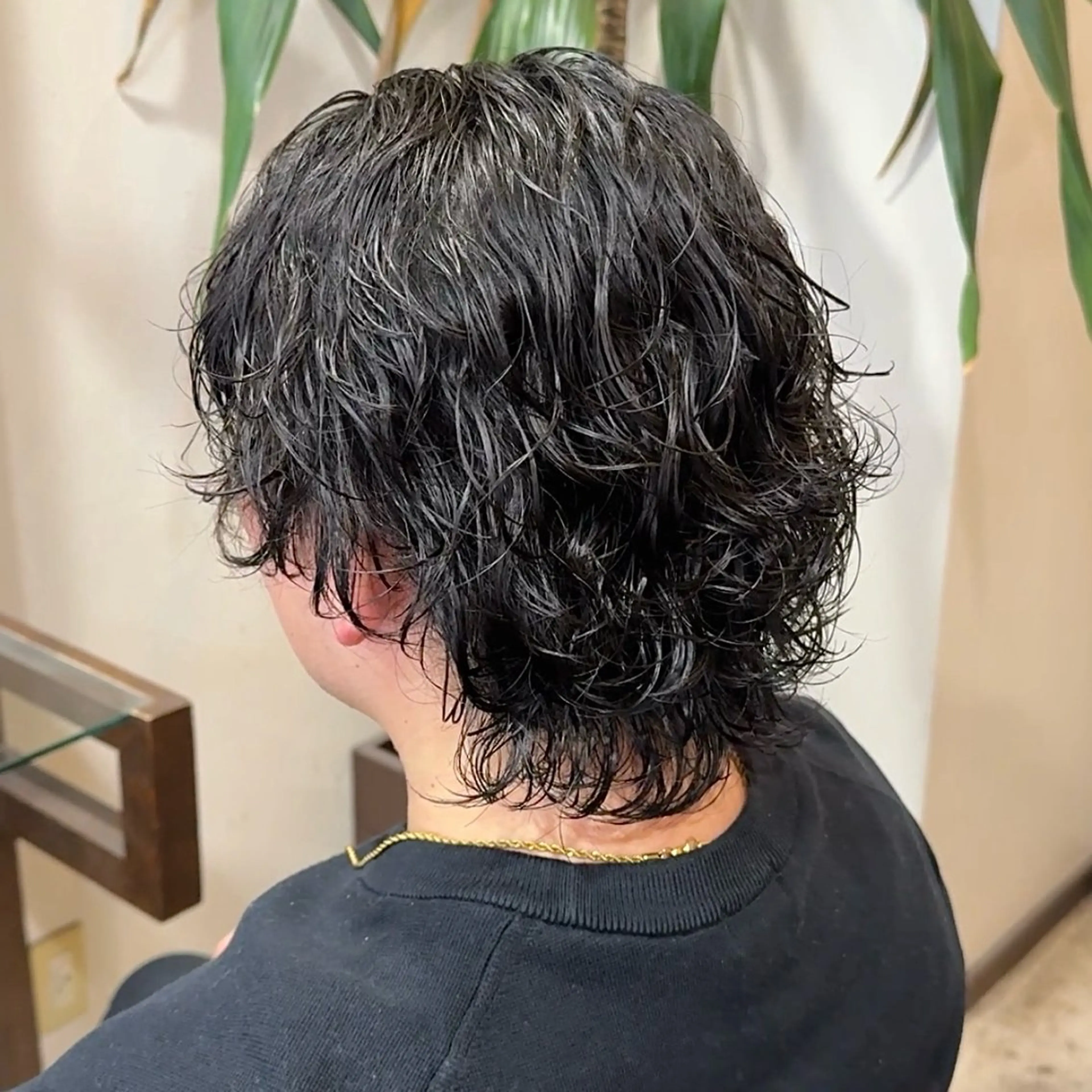 パーマ メンズ カット パーマ スペインカール/ サーフカール/RYUのヘアスタイル