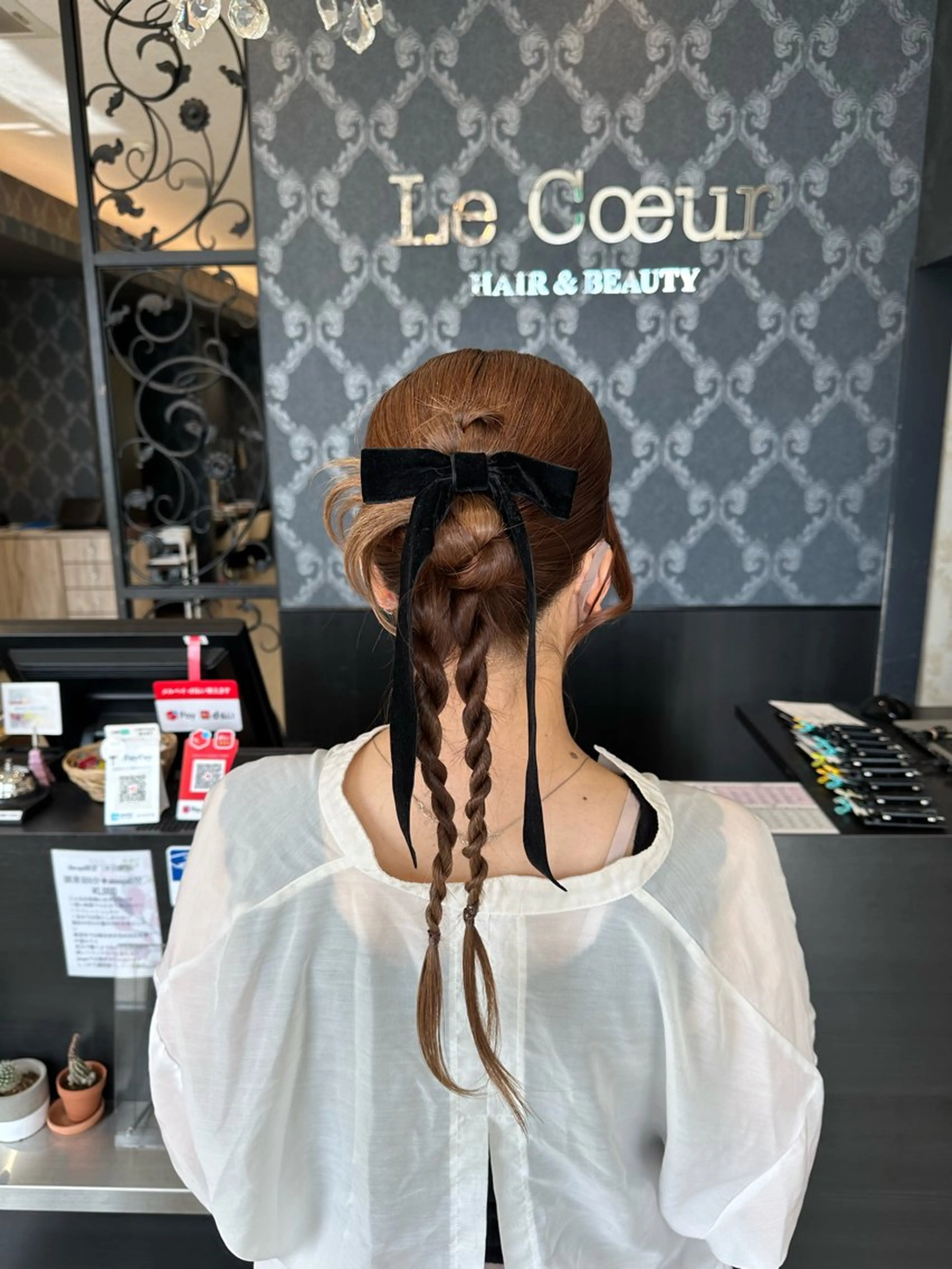 ヘアアレンジ 大口 楓のヘアスタイル