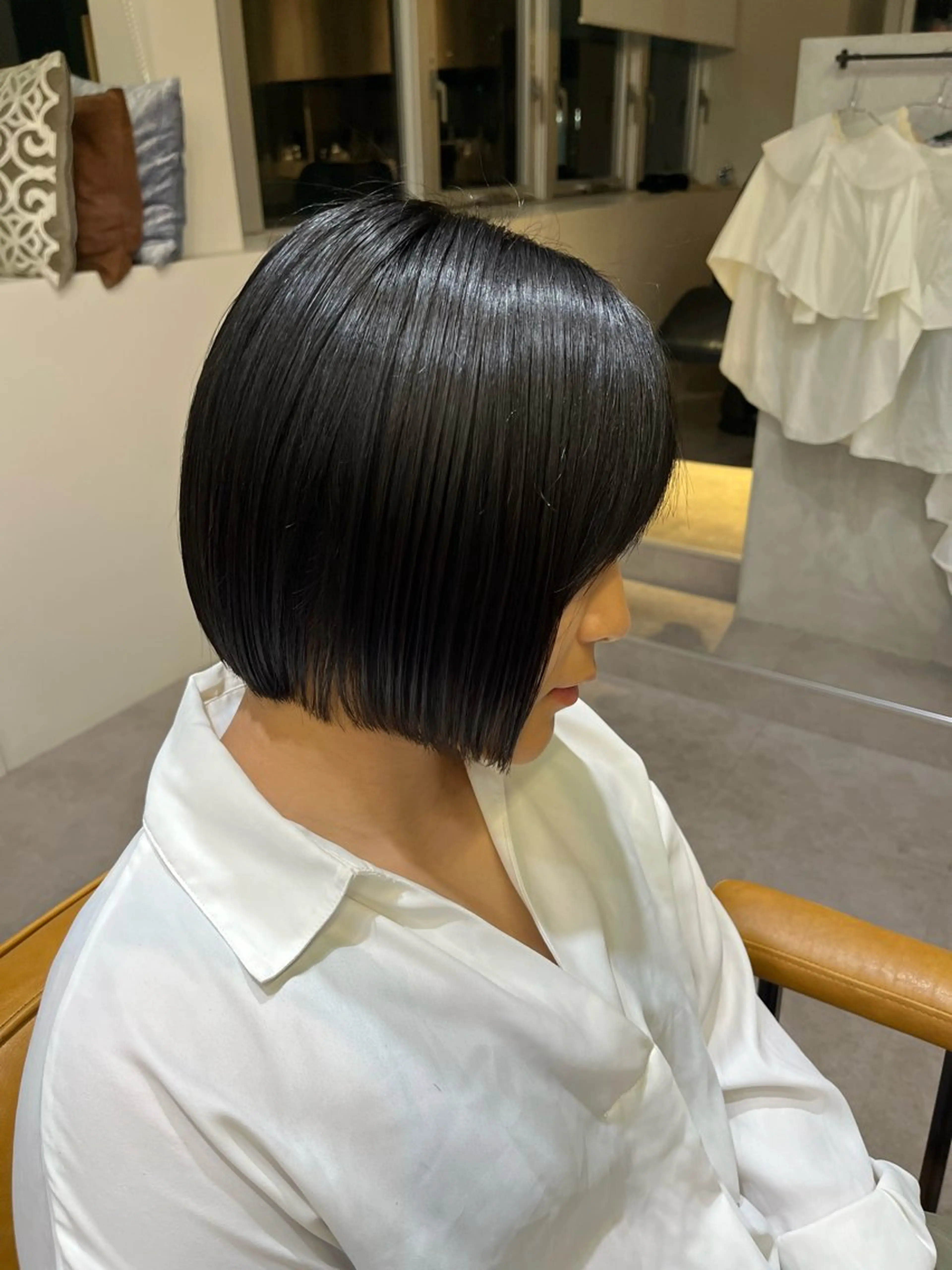 ショート YUI🍊 ボブ/メンズパーマのヘアスタイル