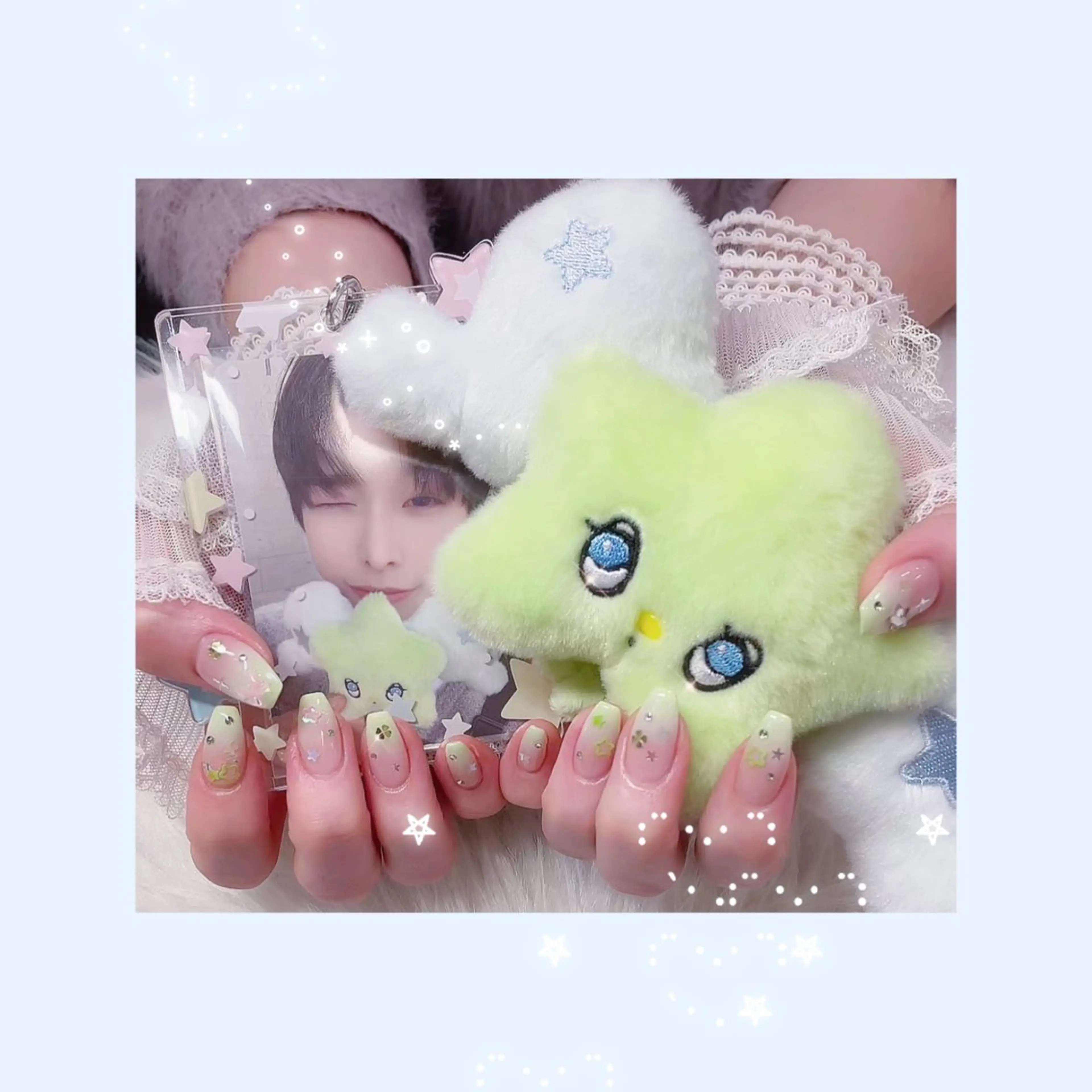 ネイル ハンドネイル MINAMI໒꒱ Y2K、韓国ガーリーのネイルデザイン