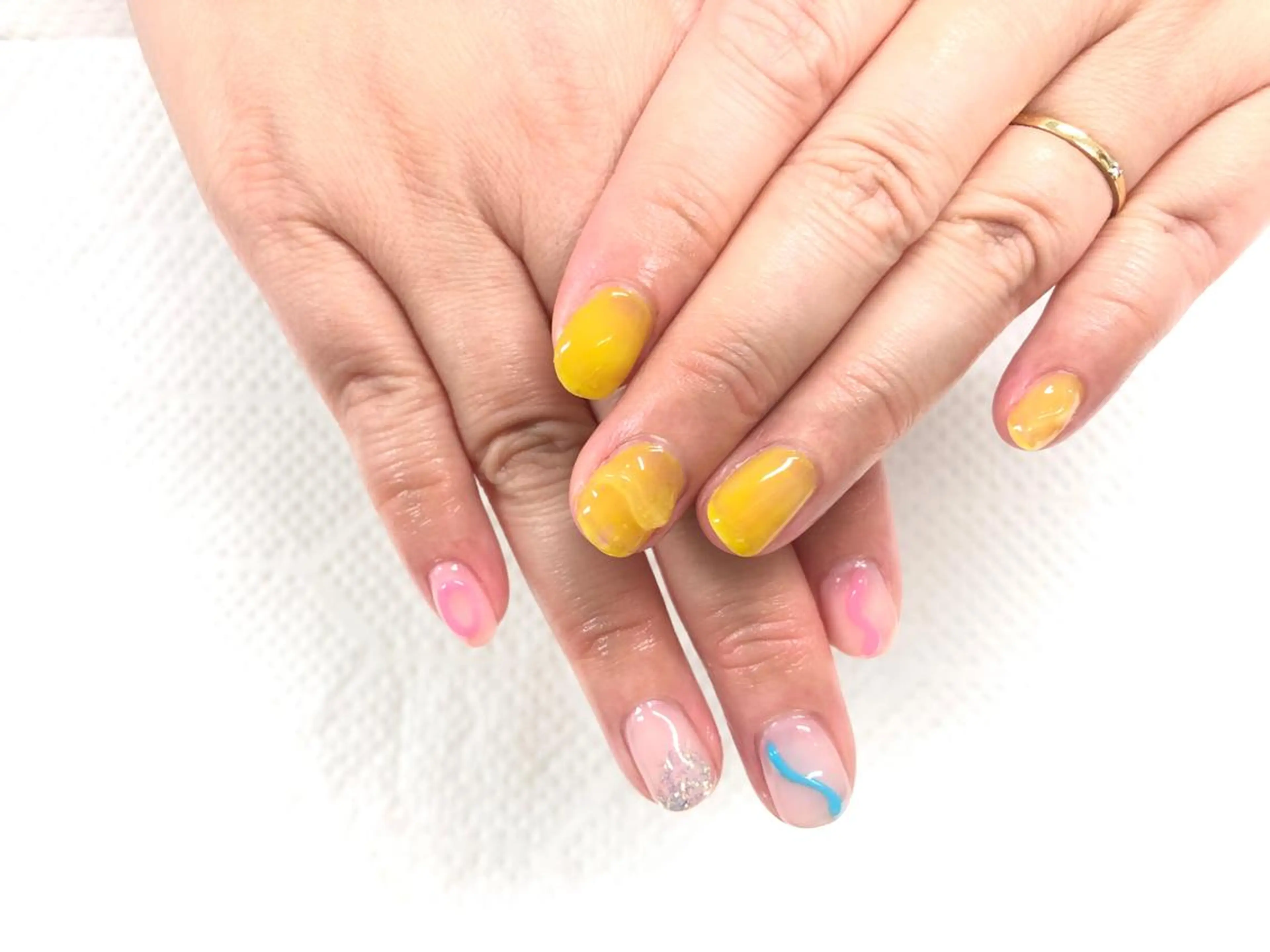 ネイル ショートネイル ユリシスネイル 担当近藤のネイルデザイン