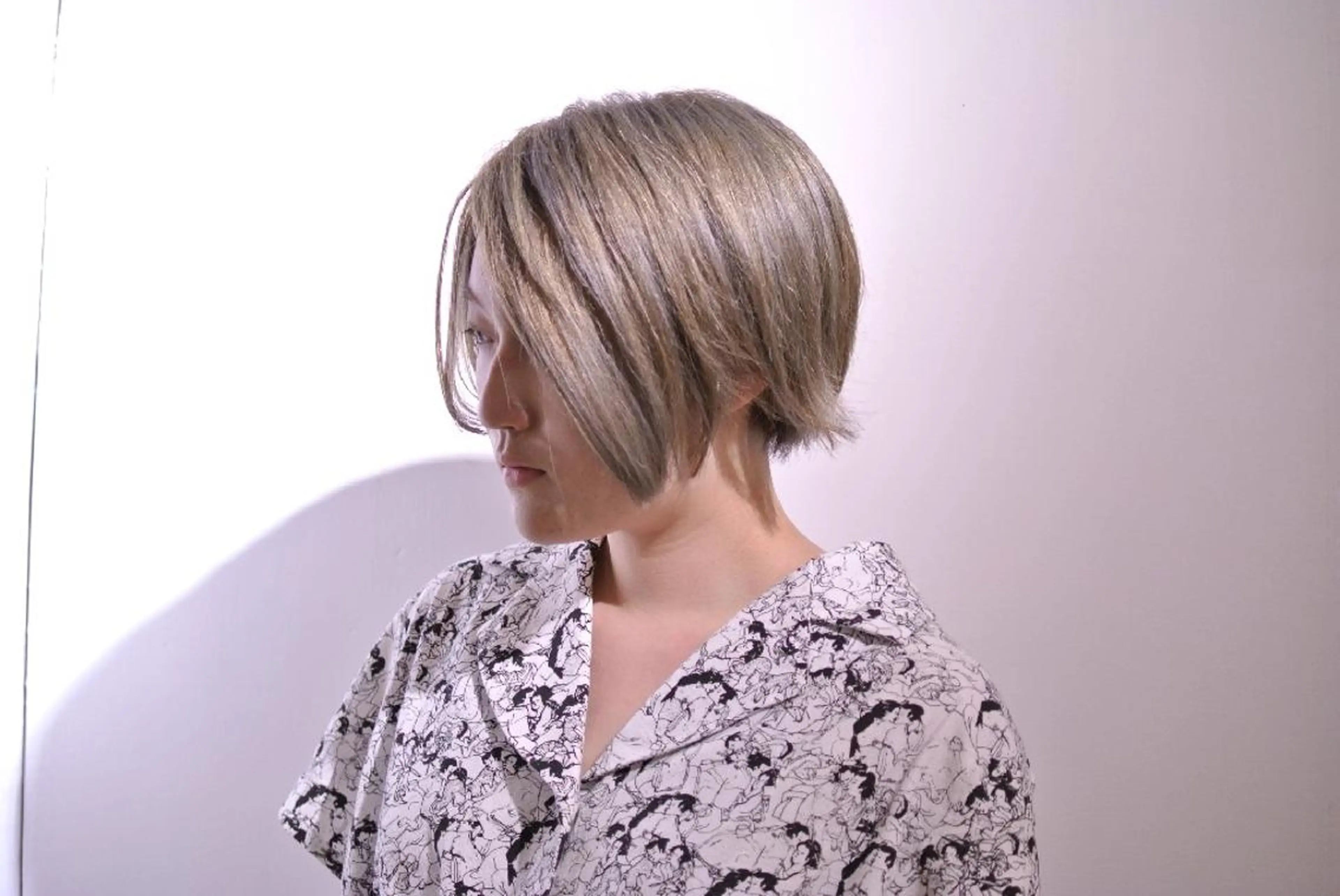 ショート カラー ショートボブ ハイトーンカラー ボブ ショートヘア 樋口 千尋のヘアスタイル
