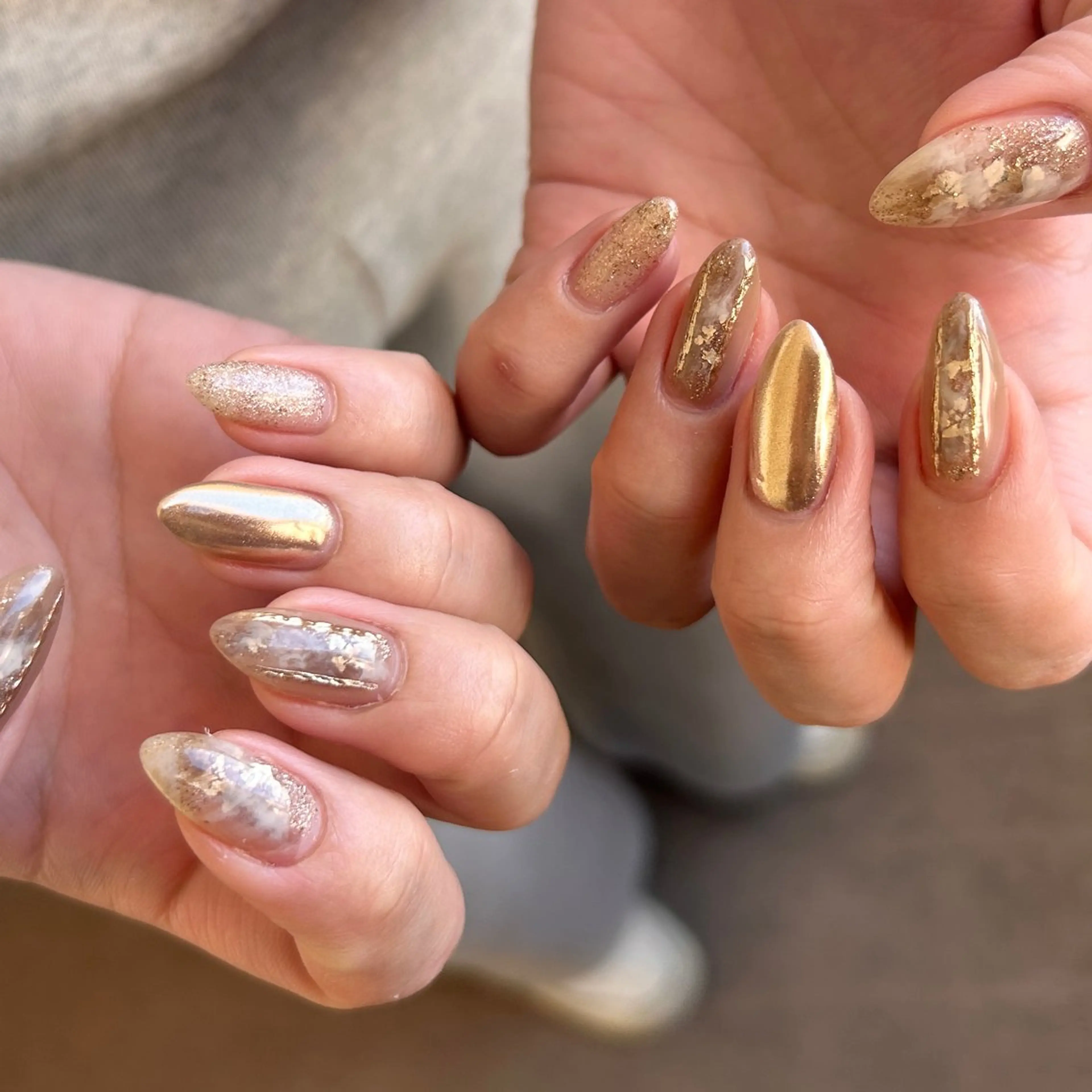 ネイル ハンドネイル Ray. ／綺麗目ニュアンスのネイルデザイン