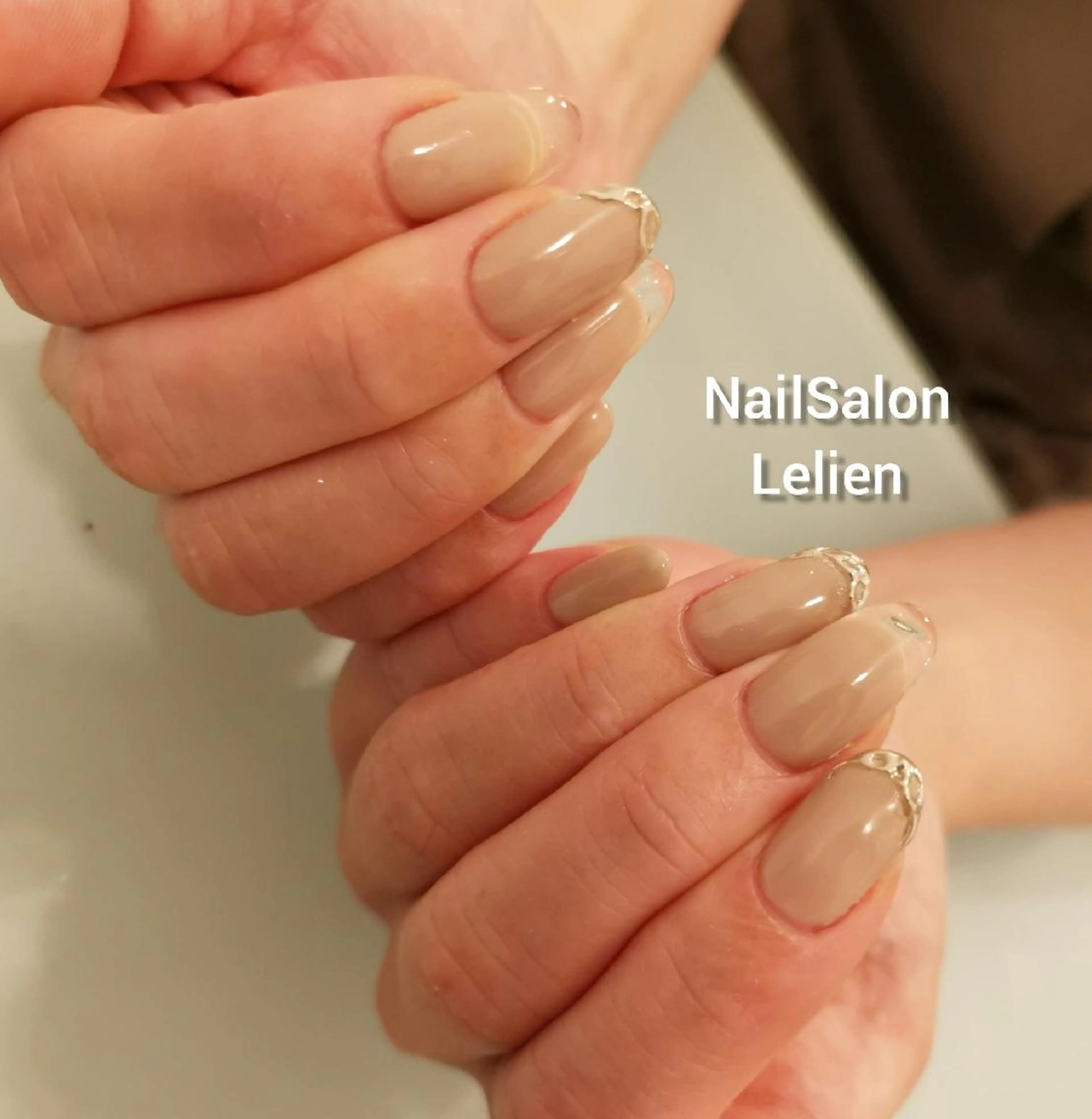 ネイル クリアネイル ミラーネイル シルバー 人気エリア💖完全個室【ルリエ】所属・ネイルサロン Lelienルリエのネイルデザイン