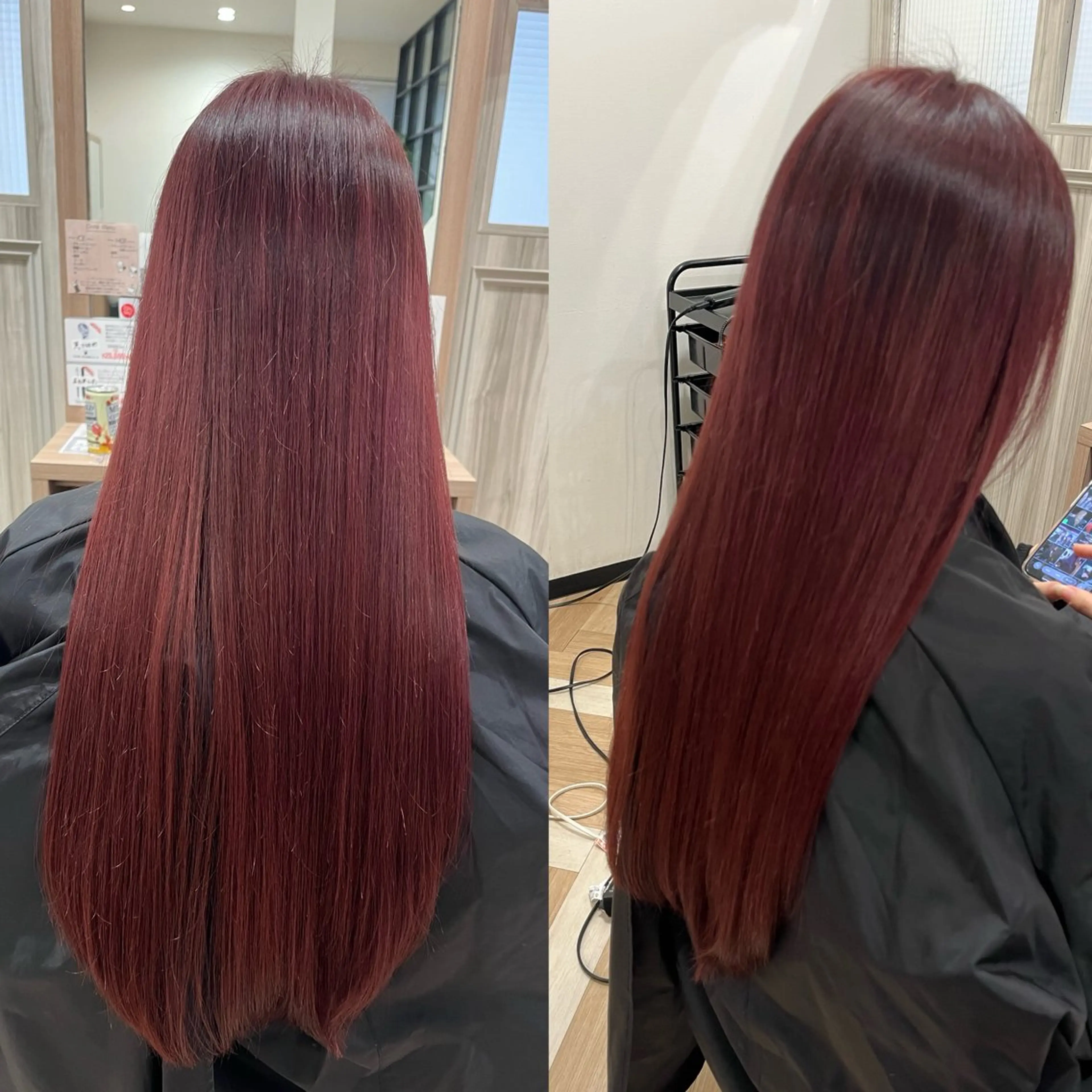 ロング カラー ヘアカラー ARISE🐳 安達 紫帆のヘアスタイル