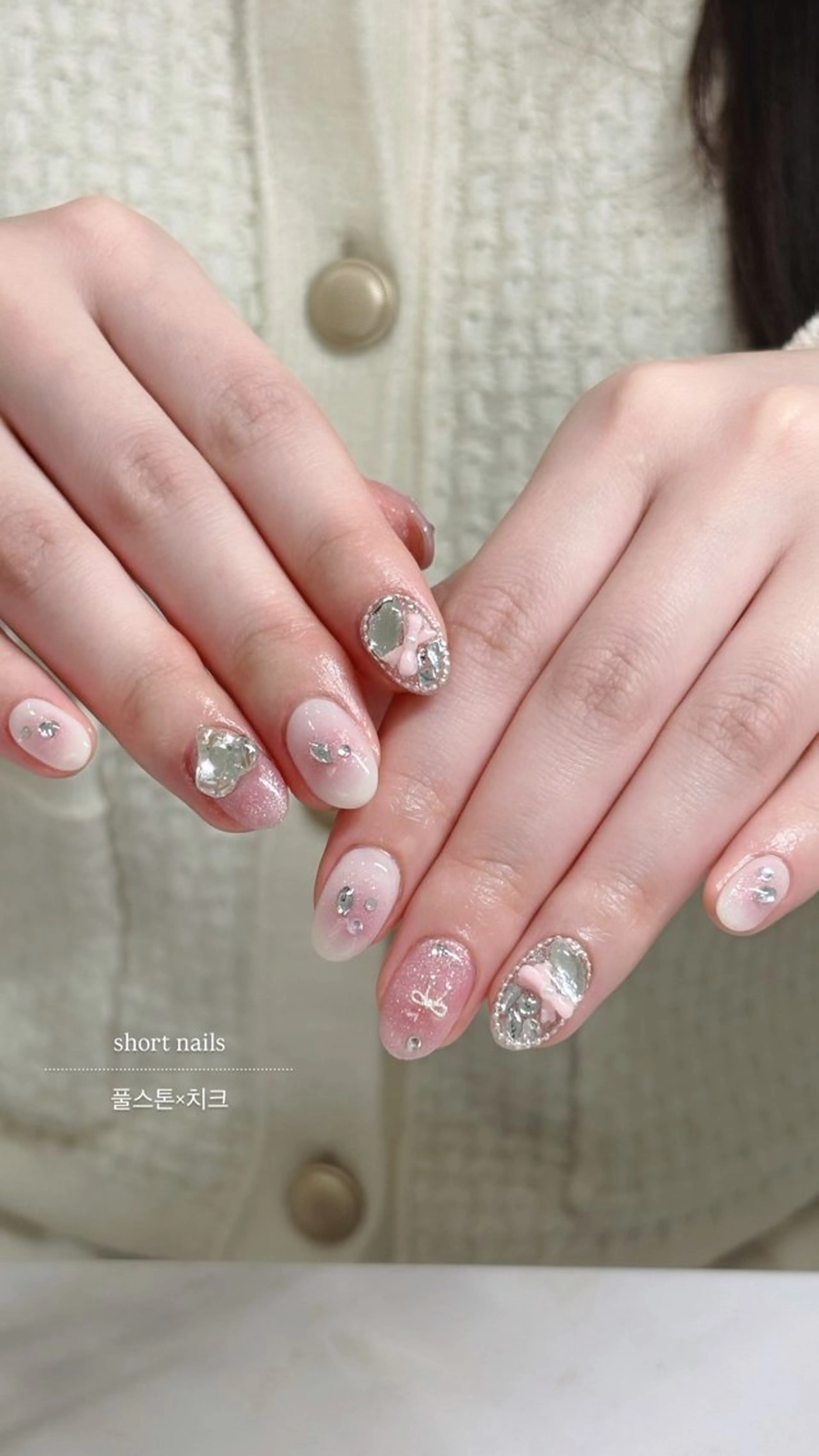 ネイル ハンドネイル 🩰ミキ/韓国♡ girlyネイル🩰のネイルデザイン