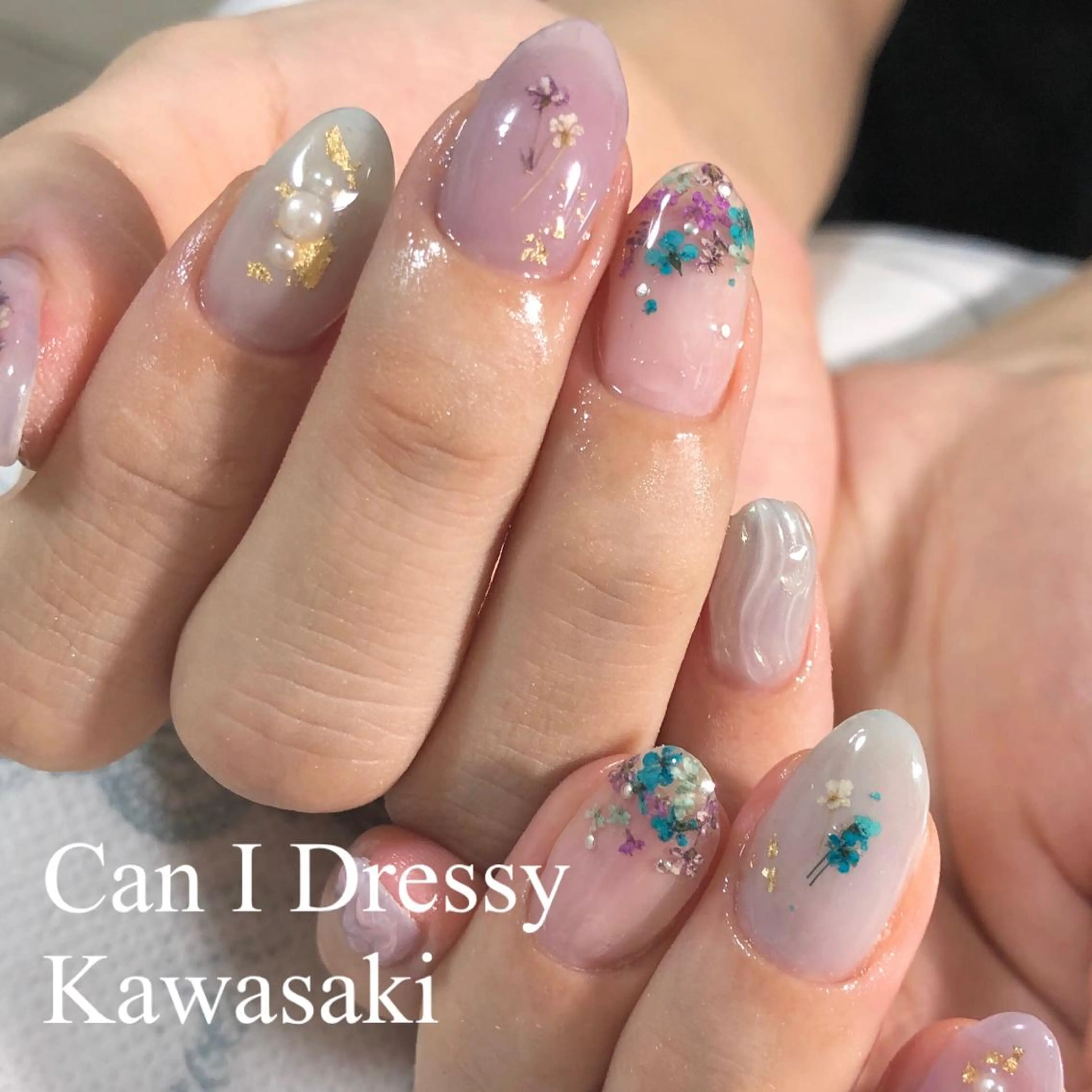 ネイル ハンドネイル Can I 川崎店 三島 久美子のネイルデザイン